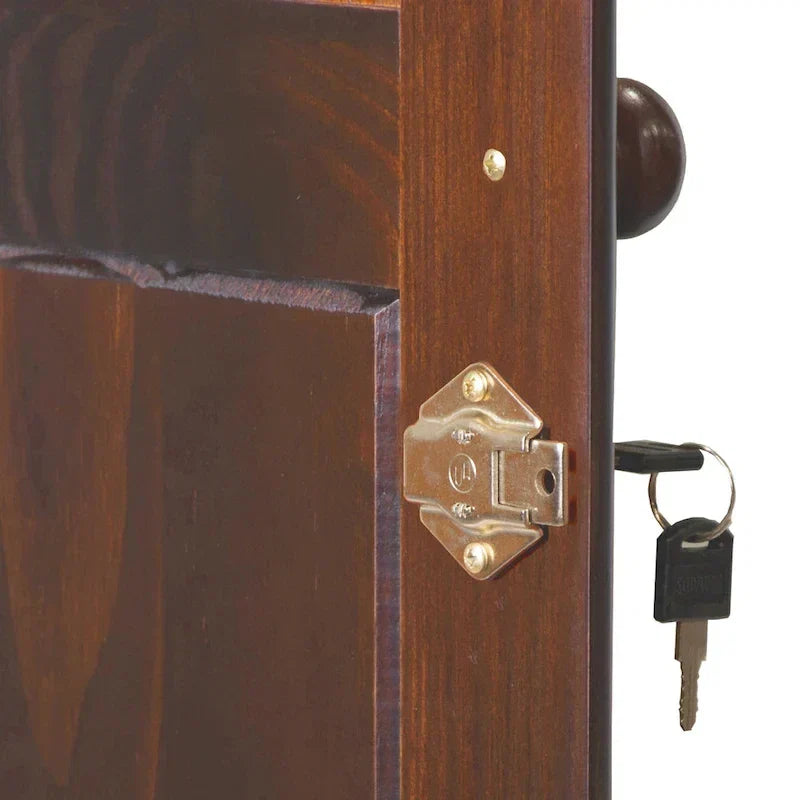 Armoire 3 portes - Blanc/Moka/Java - Bois massif