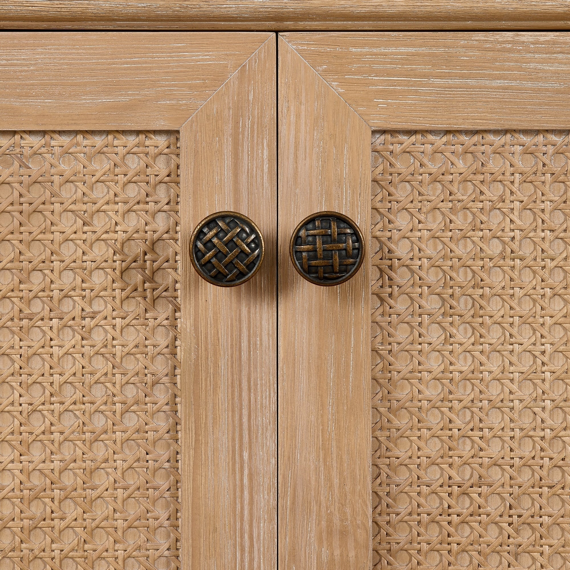 Meuble sous-vasque Hervas avec plateau en marbre naturel, sans miroir
