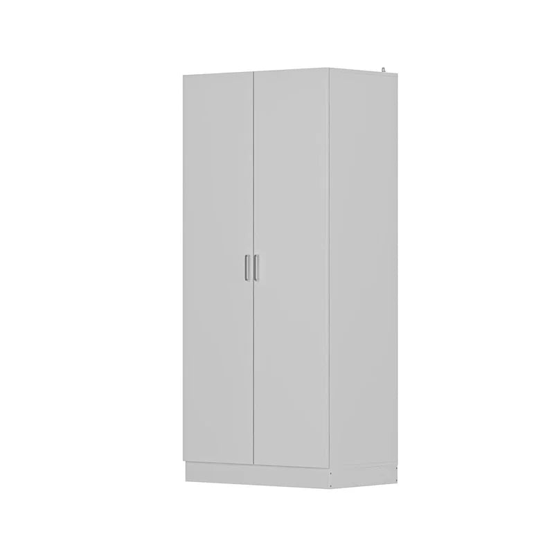 Armoire de chambre autonome à 2 portes avec tringle à vêtements