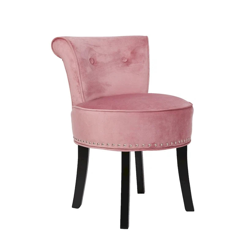 Tabouret de Coiffeuse en Bois Massif de 69,85 cm de haut - 69,85 H X 48,26 L X 29,97 P