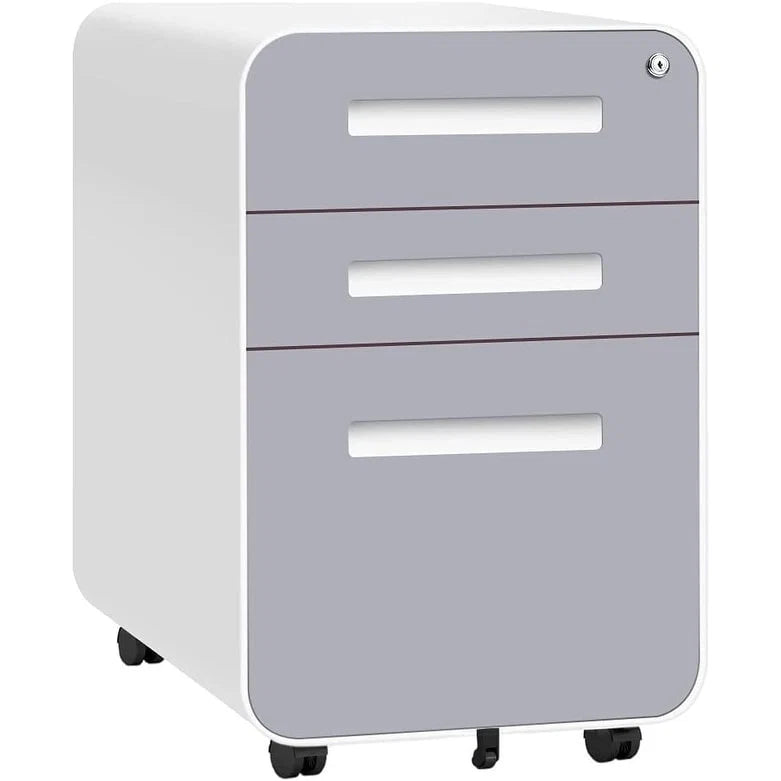 Classeur mobile/vertical à 3 tiroirs pour bureau à domicile