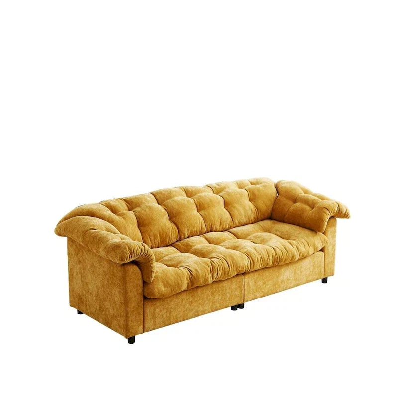 99.2  Canapé profond Chenille Confort, Canapé nuage moelleux tapissé