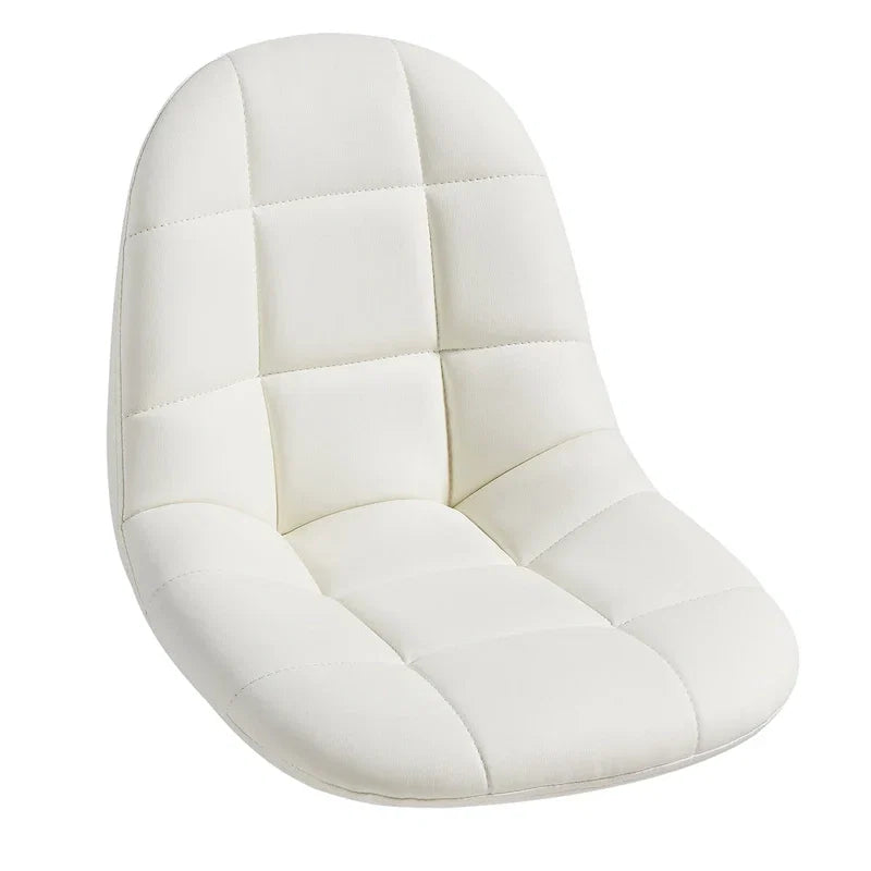 Chaise de bureau à domicile sans accoudoirs Javlergo, chaise de bureau d'ordinateur réglable en hauteur avec roulettes