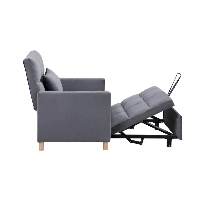 Fauteuil Lit Convertible 3 en 1, Noir