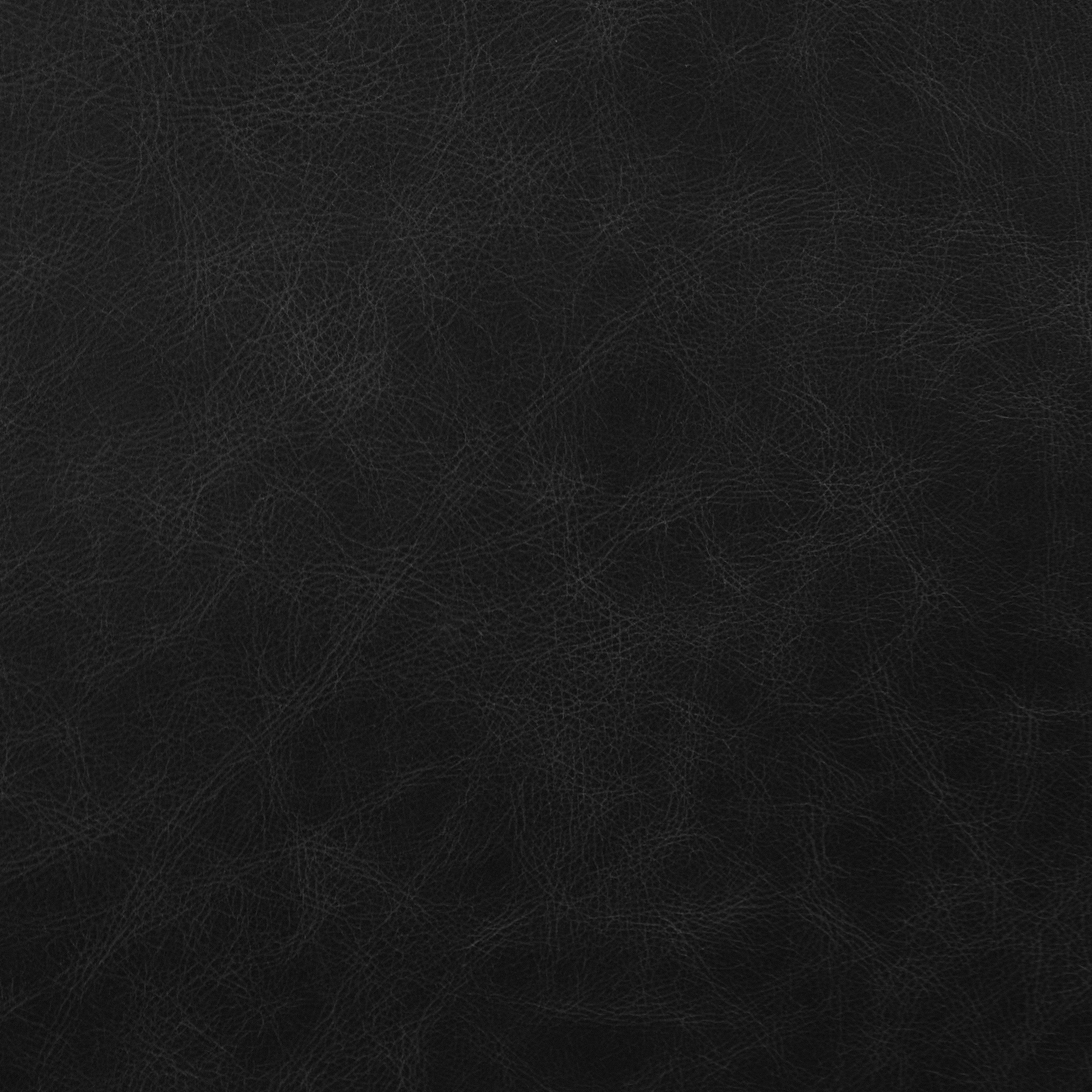 Lit avec coussins en cuir | Noir Onyx | Grand lit