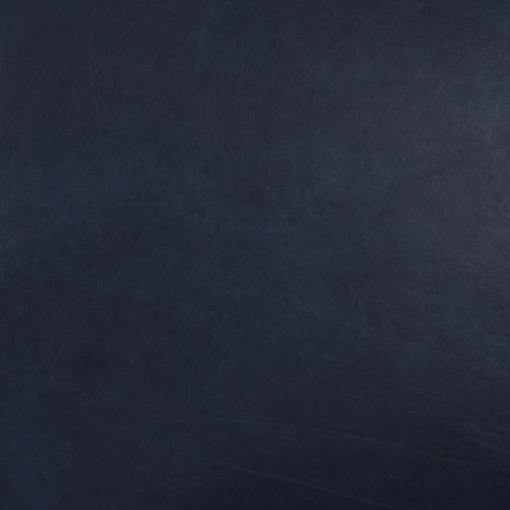 Lit avec coussins en cuir | Bleu nuit | Grand lit