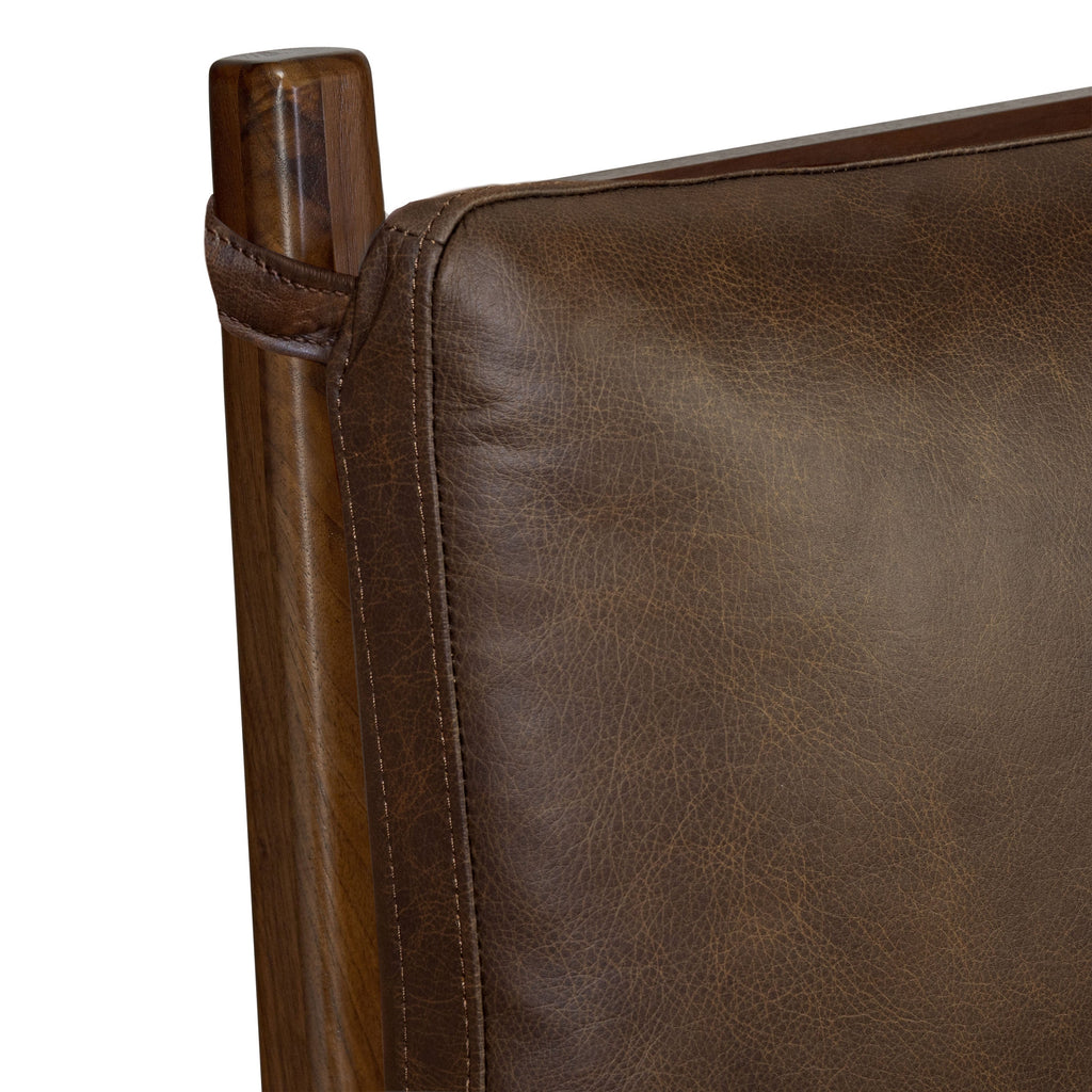 Lit avec coussins en cuir | Marron bridon | King