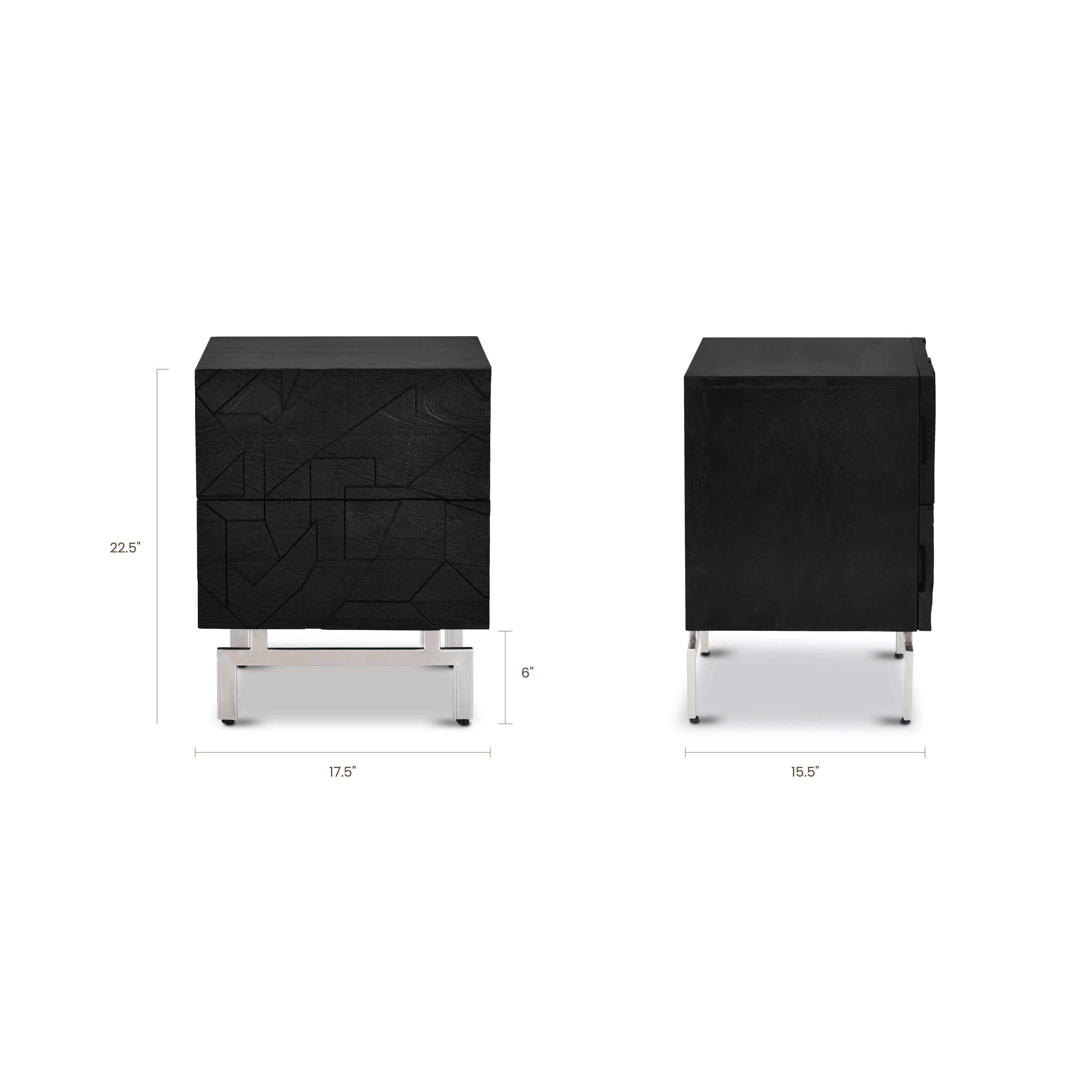 Table de chevet | Noir