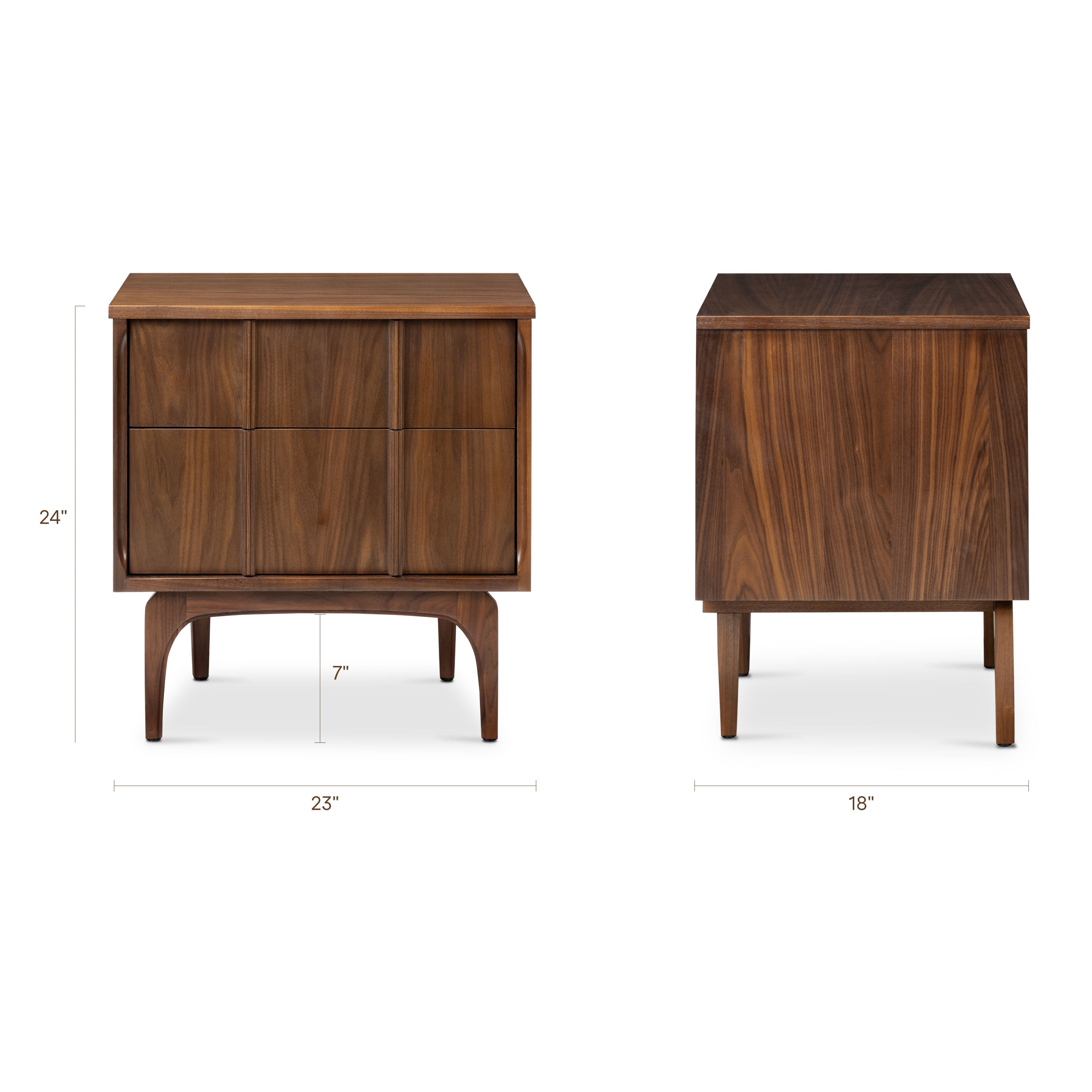 Table de chevet | Noyer