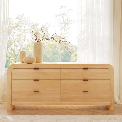 Commode 6 tiroirs | Chêne