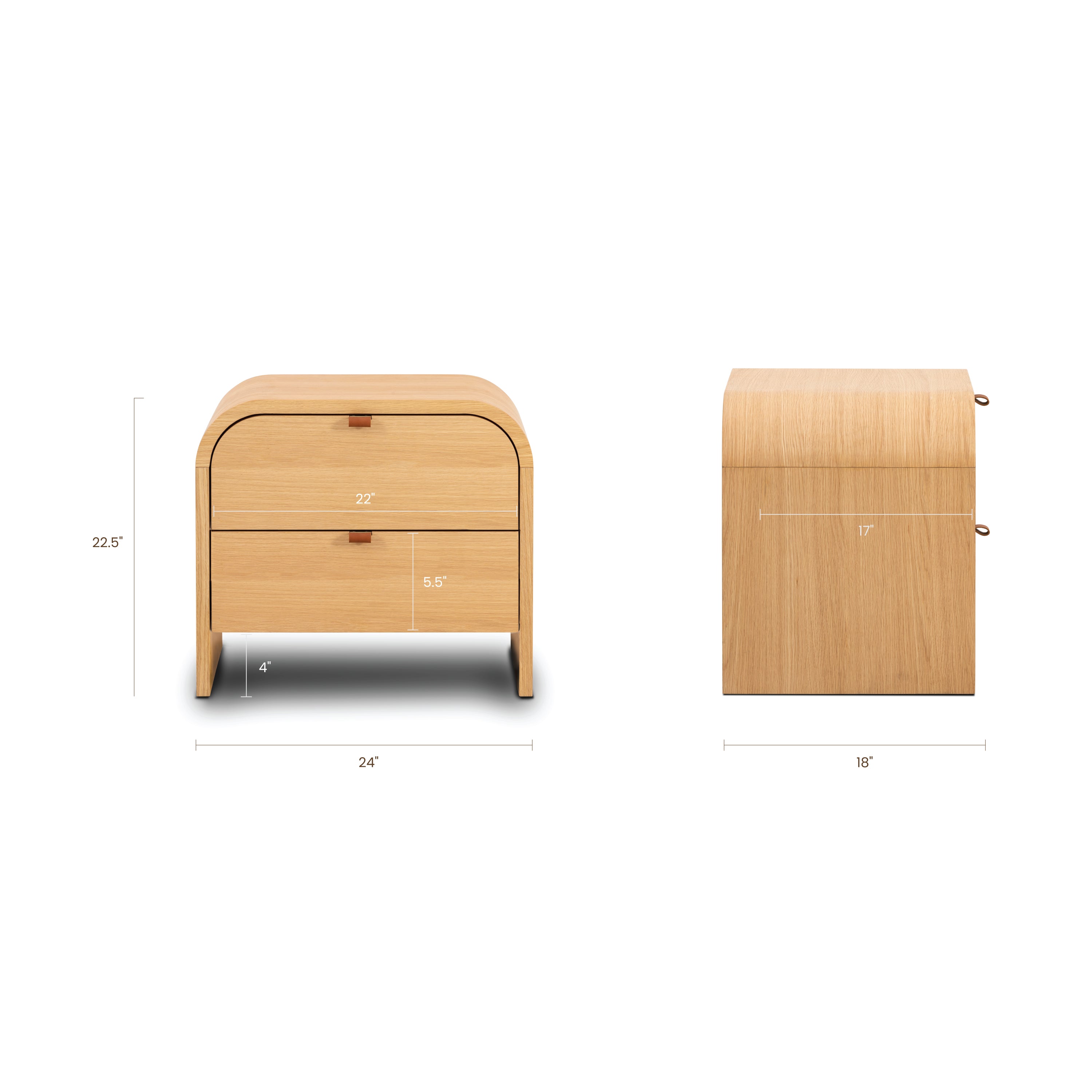 Table de chevet | Chêne