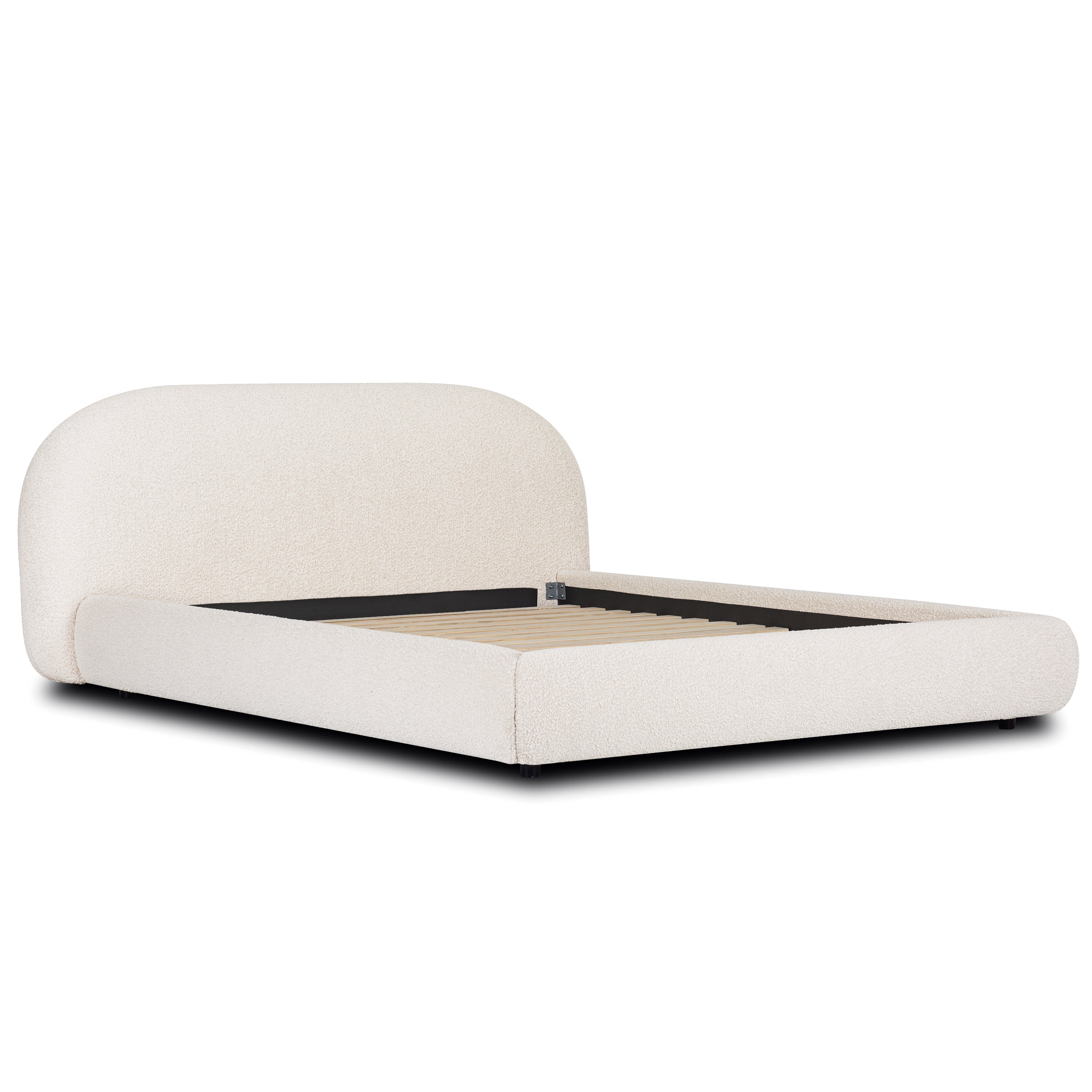 Lit | Bouclette blanche | King