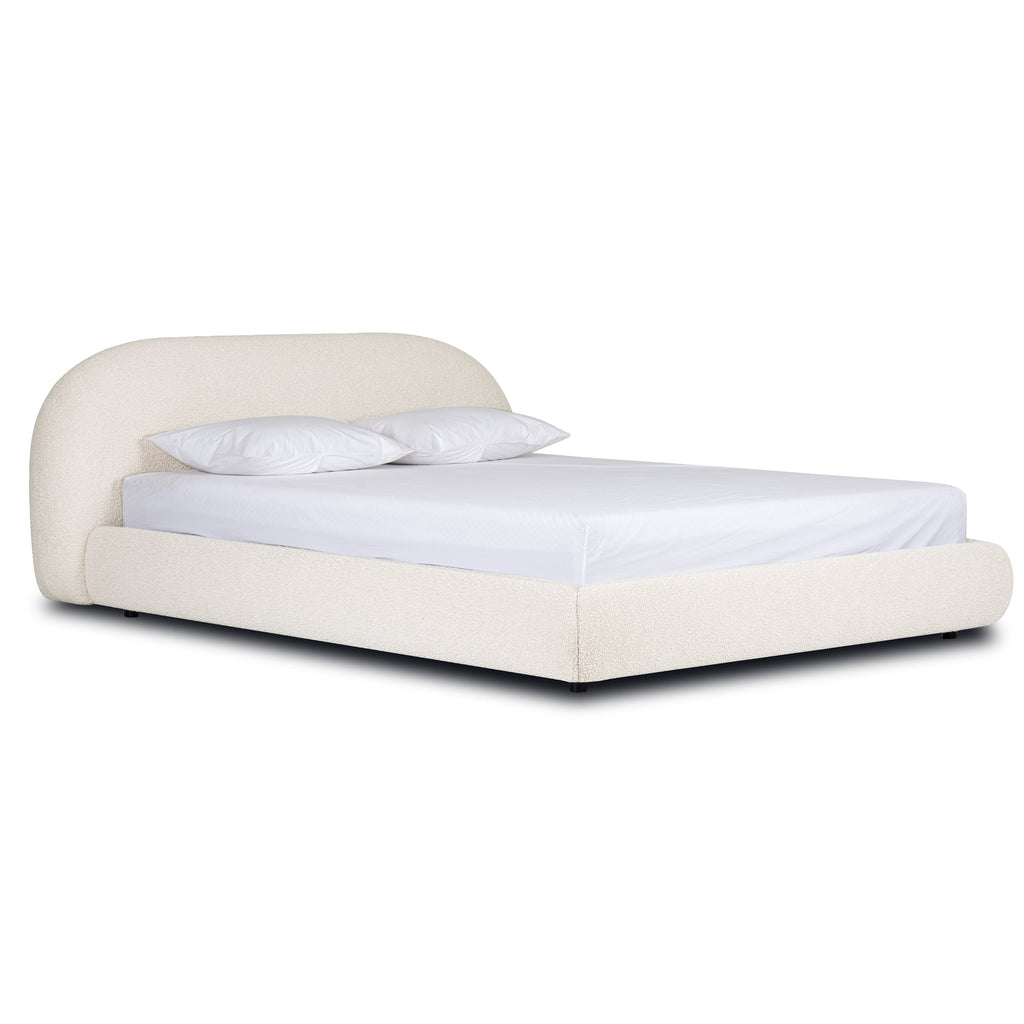 Lit | Bouclette blanche | King