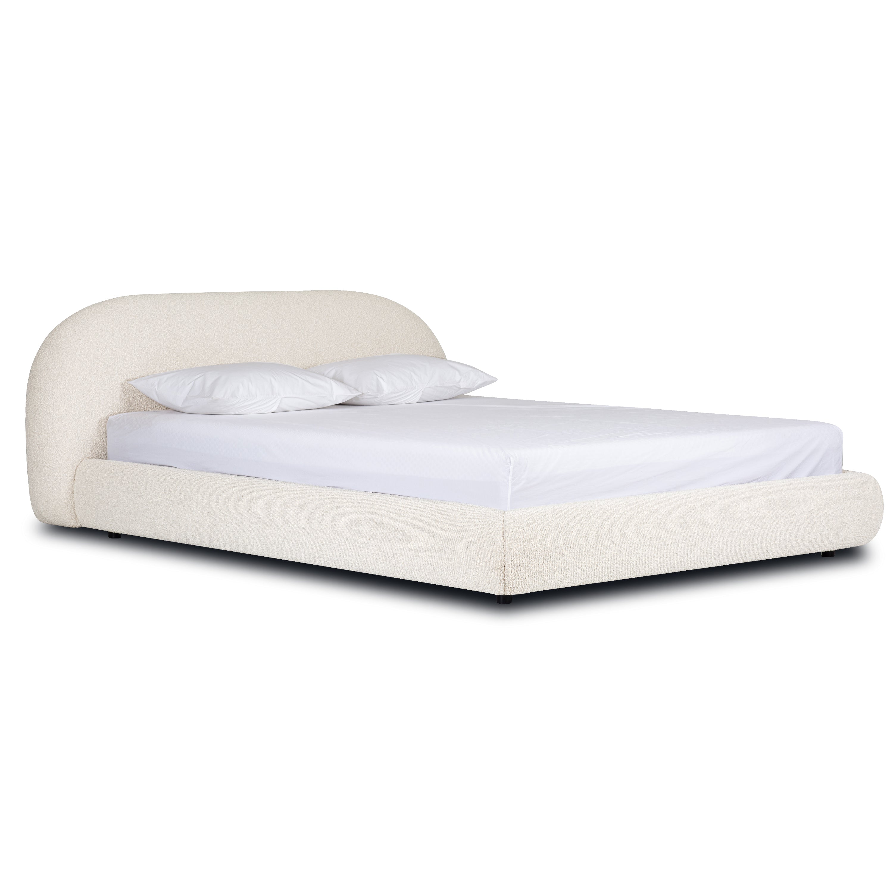Lit | Bouclette blanche | King
