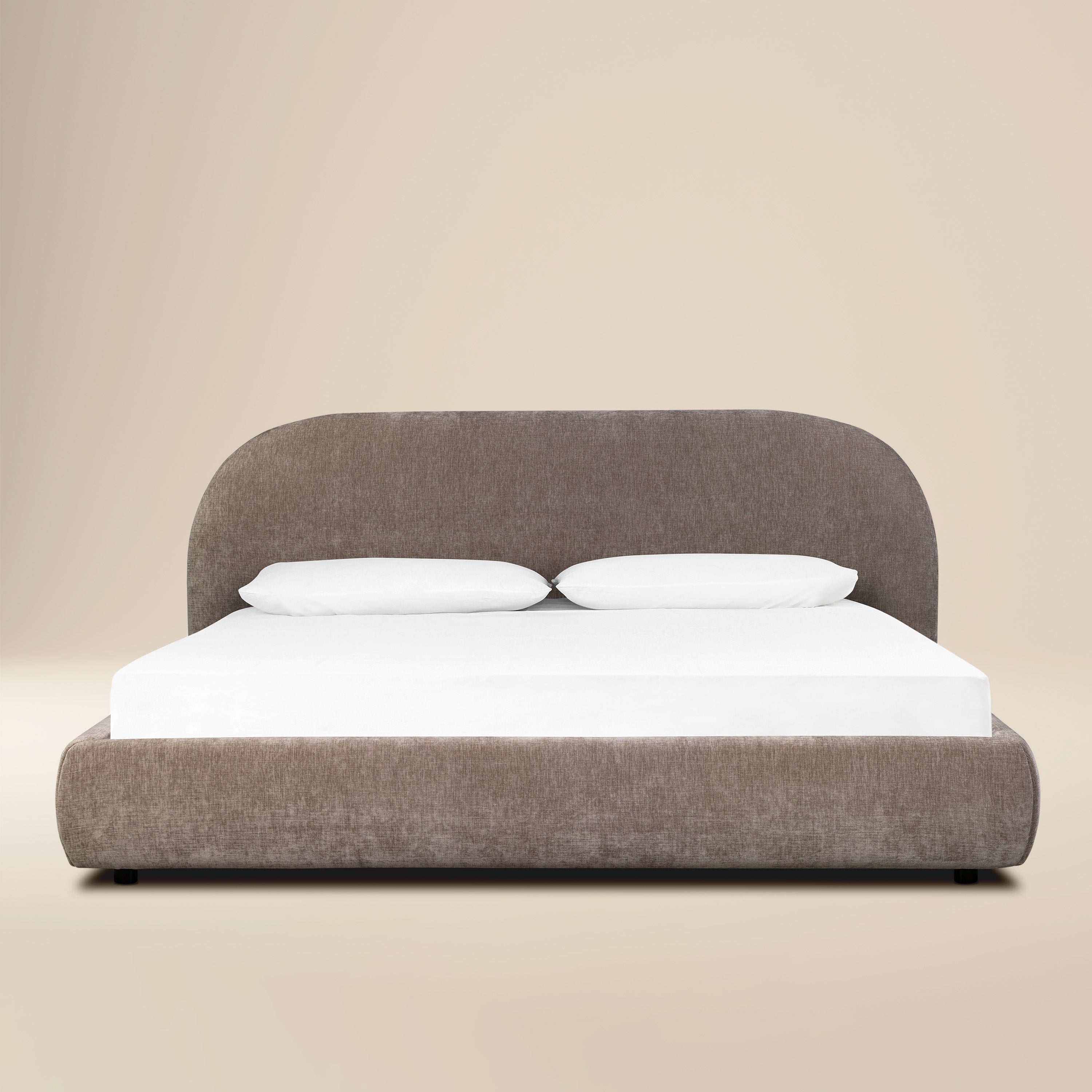 Lit | Marron taupe | Très grand