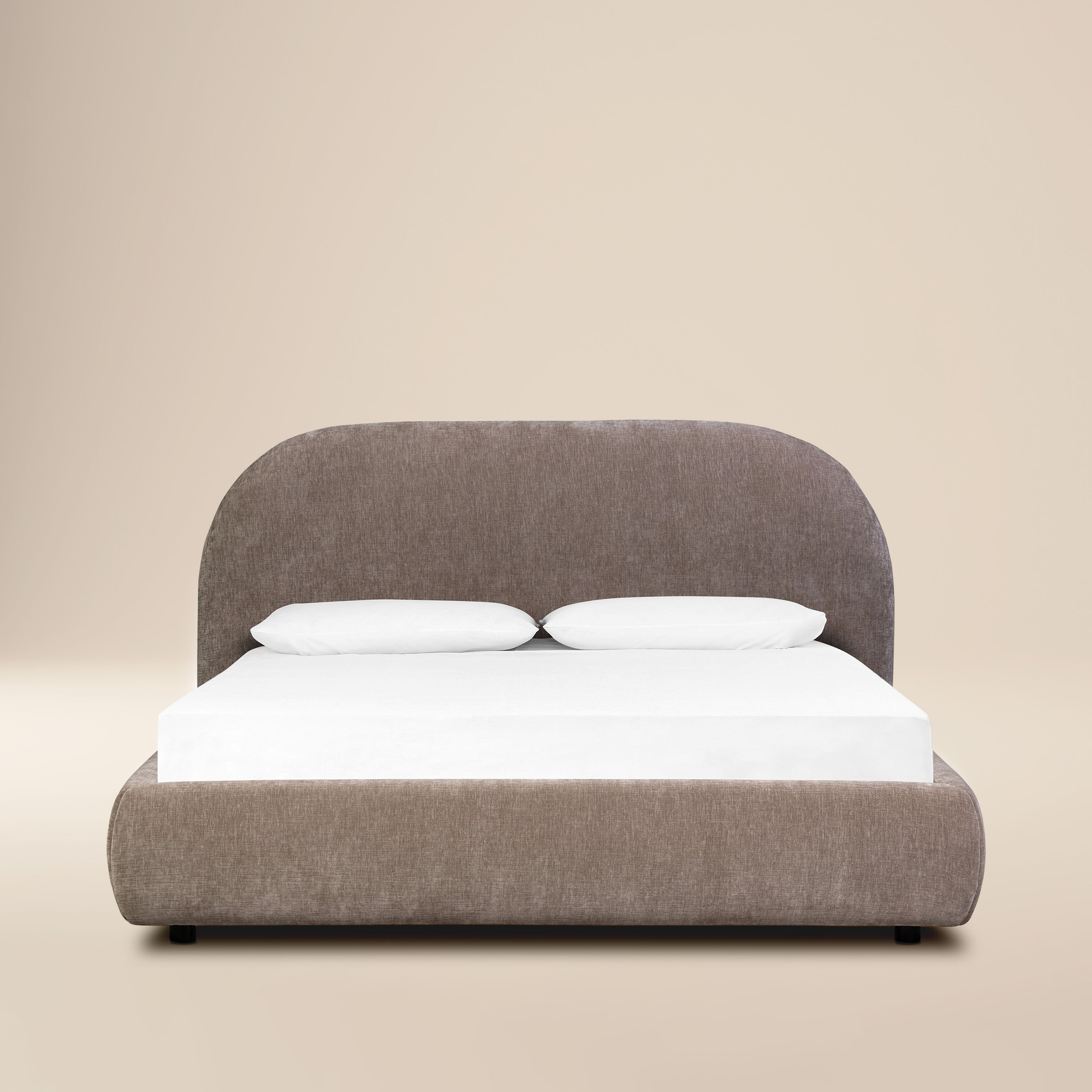 Lit | Brun taupe | Grand lit