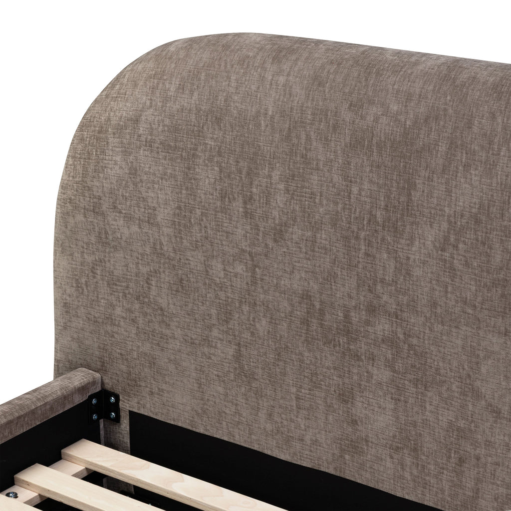 Lit | Brun taupe | Grand lit