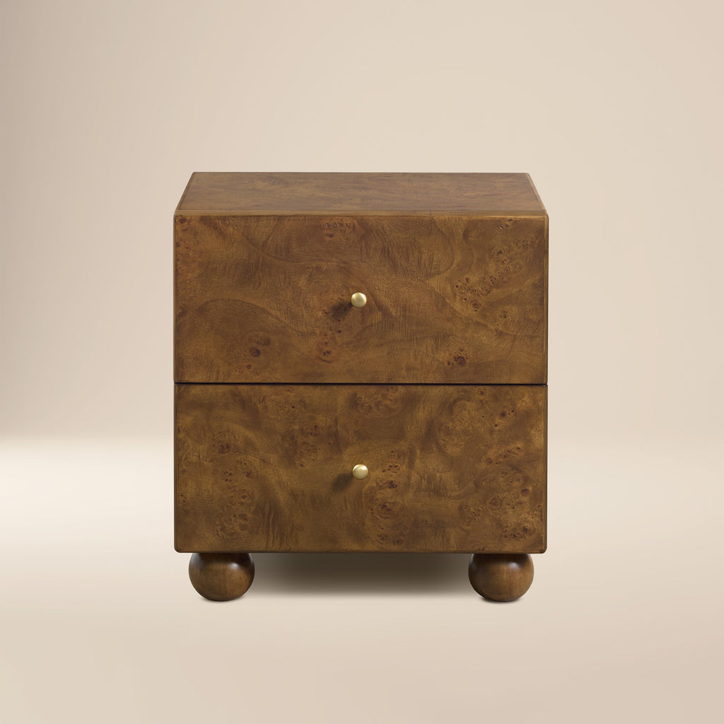 Table de chevet | Noyer madré