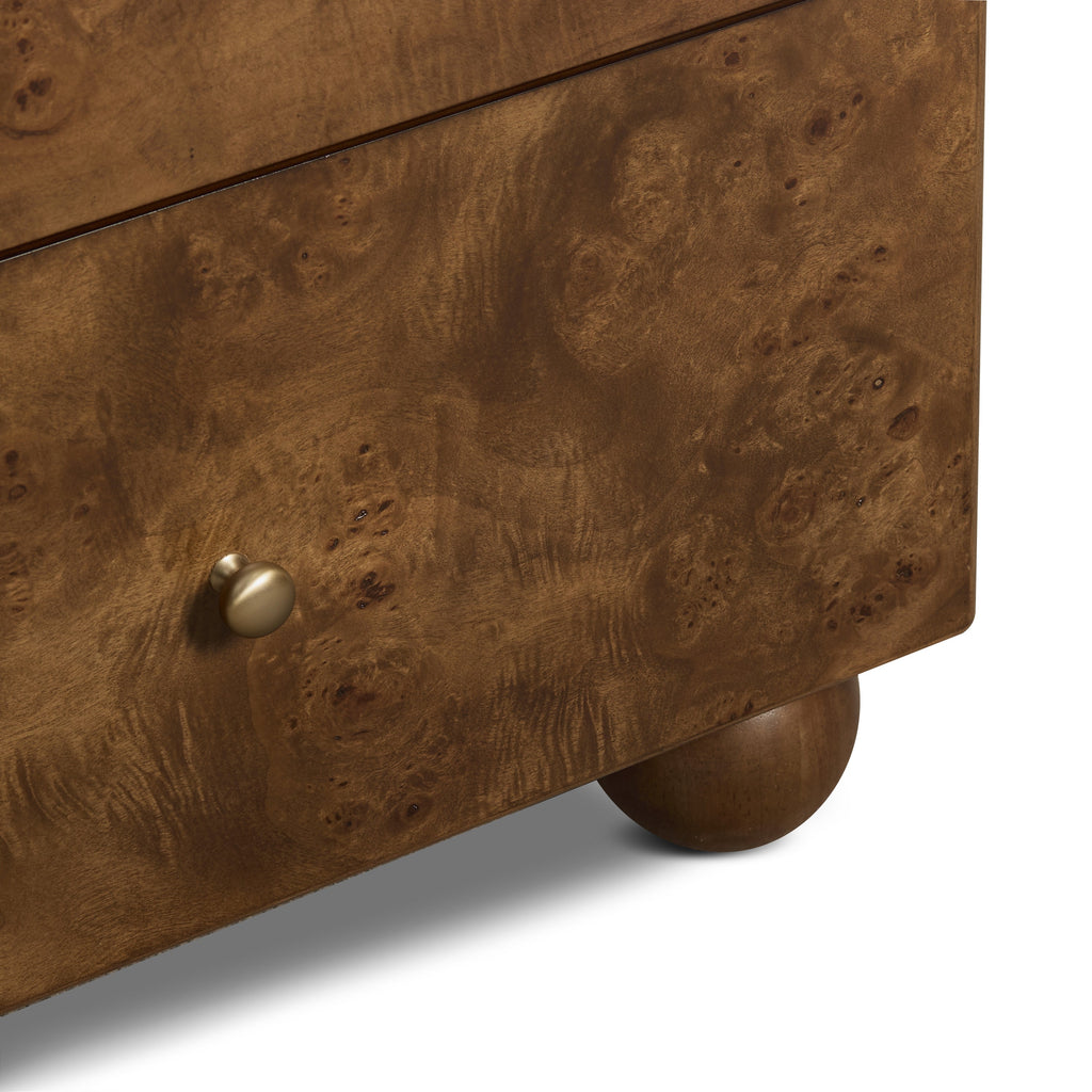 Table de chevet | Noyer madré