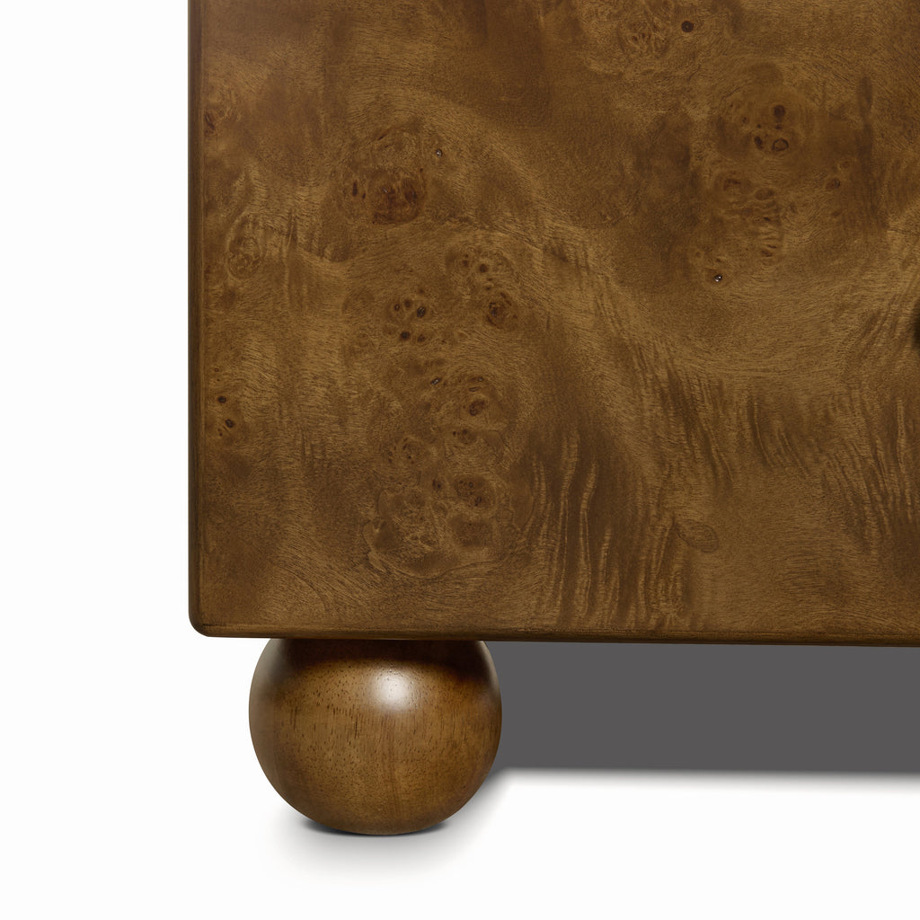 Table de chevet | Noyer madré