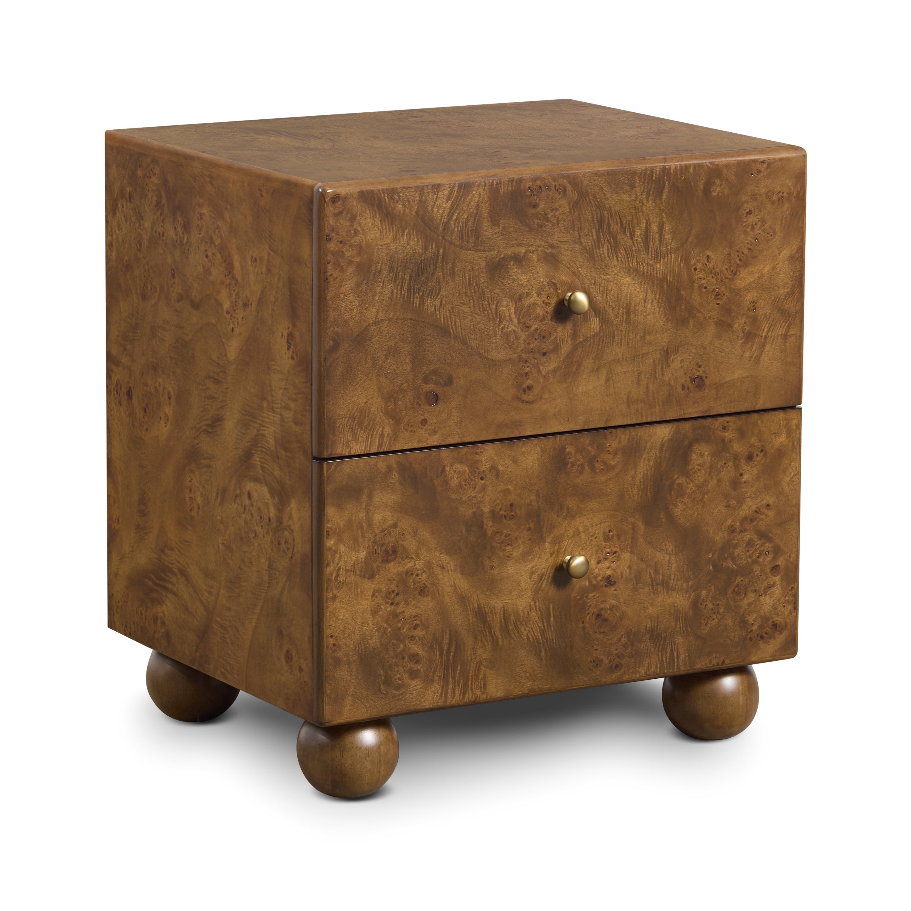 Table de chevet | Noyer madré