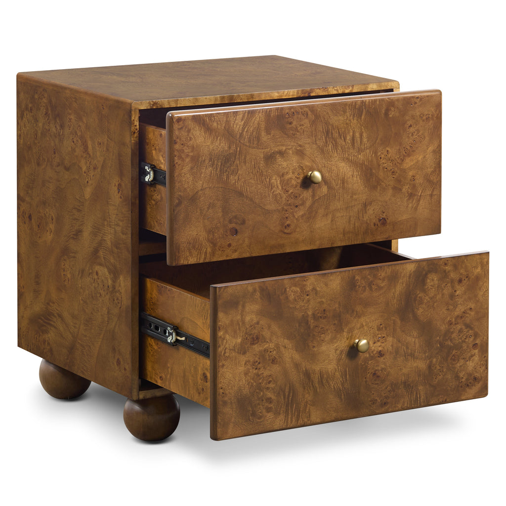 Table de chevet | Noyer madré