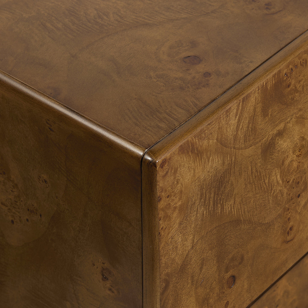 Table de chevet | Noyer madré