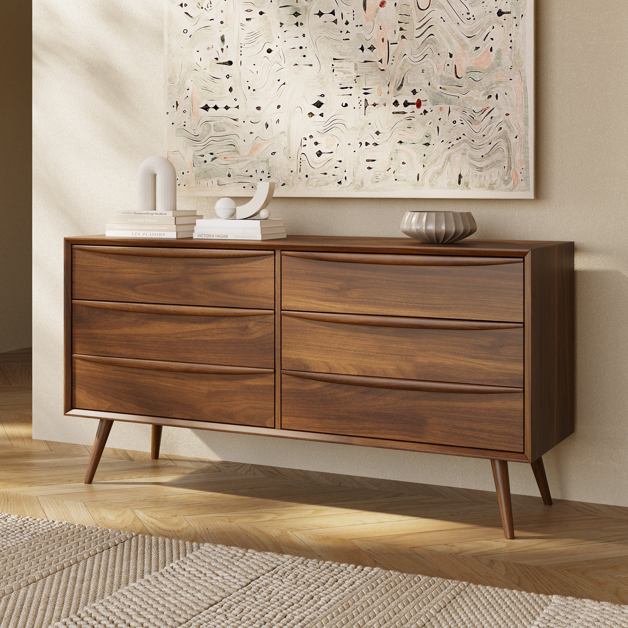Commode 6 tiroirs | Noyer