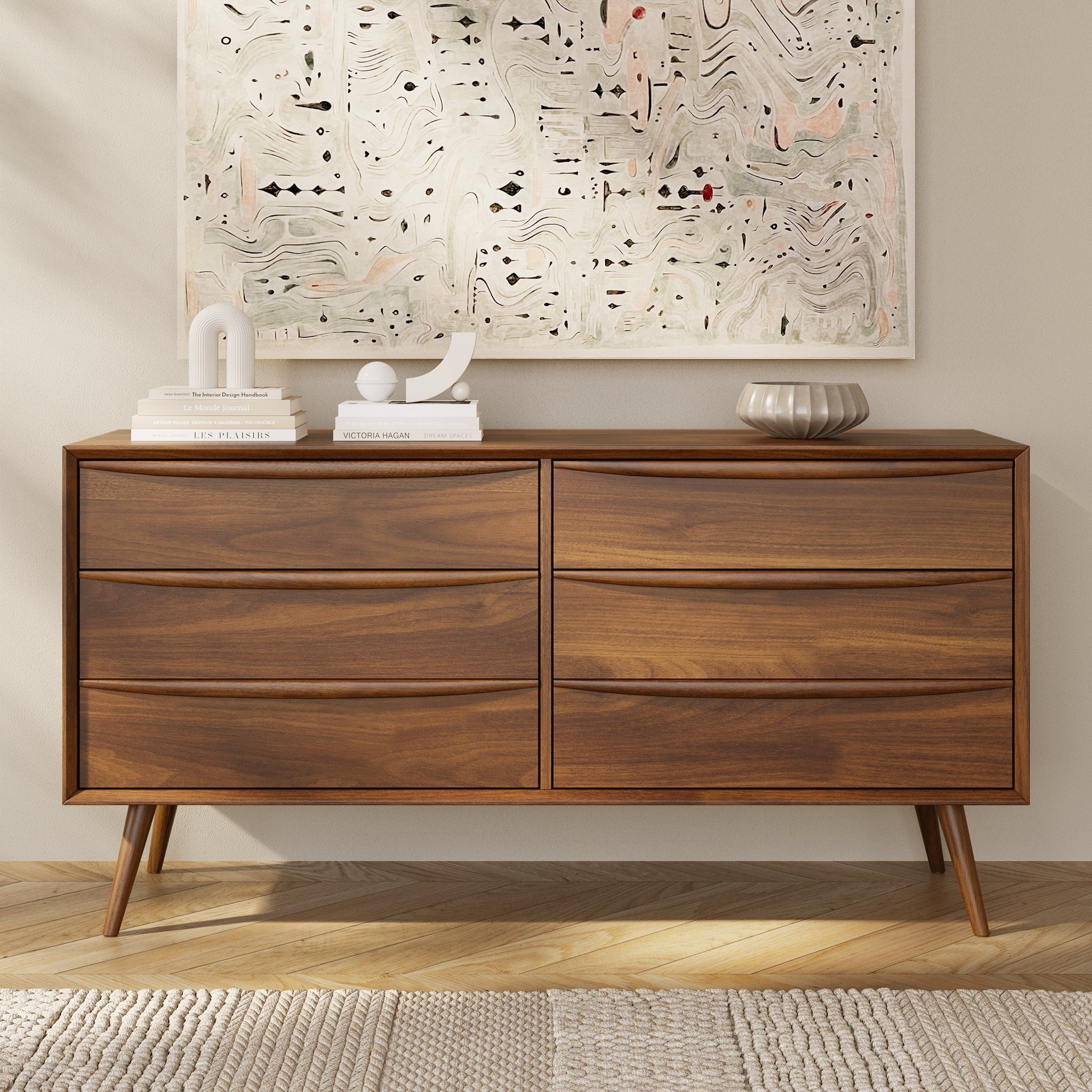 Commode 6 tiroirs | Noyer