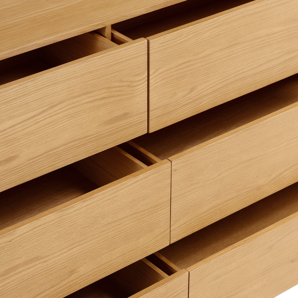 Commode 6 tiroirs | Chêne