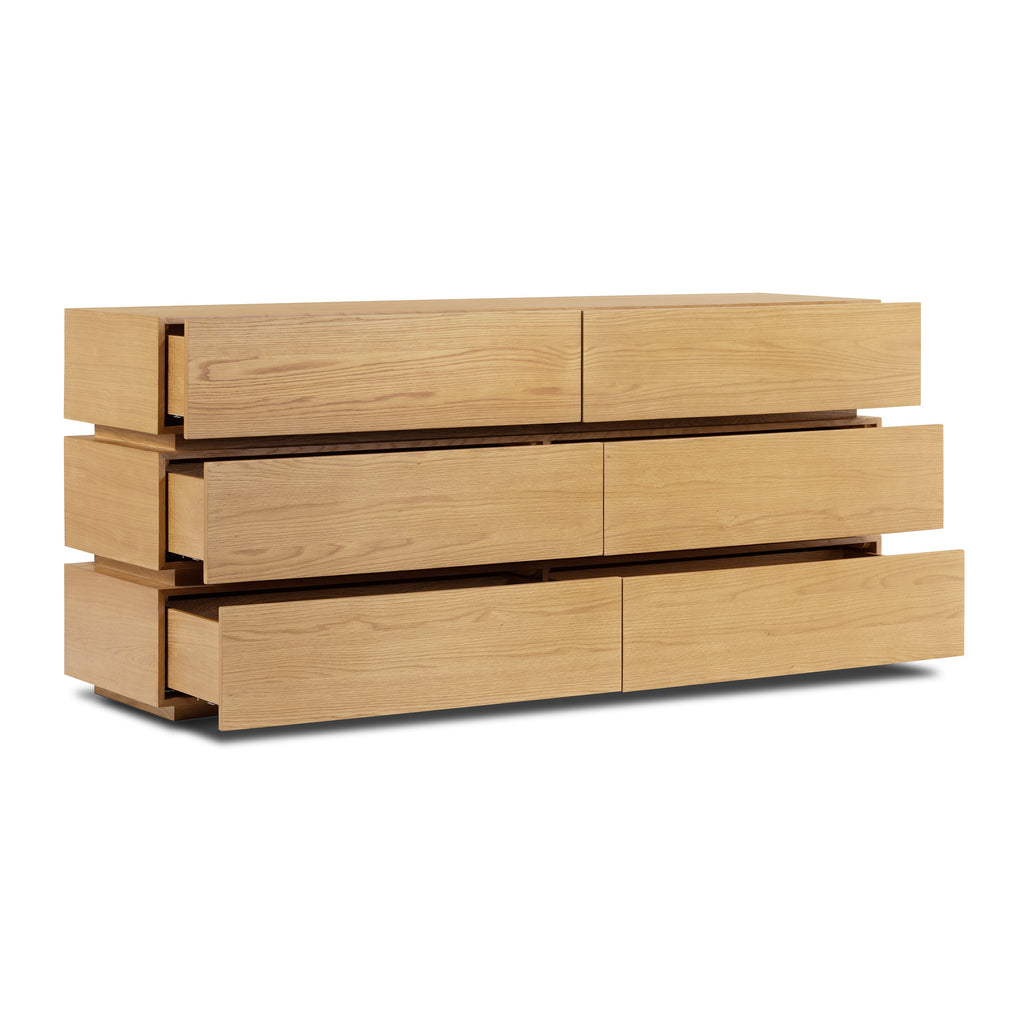 Commode 6 tiroirs | Chêne
