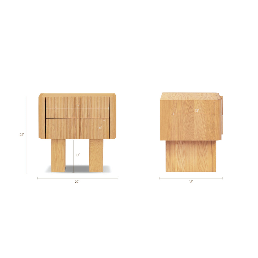 Table de chevet | Chêne