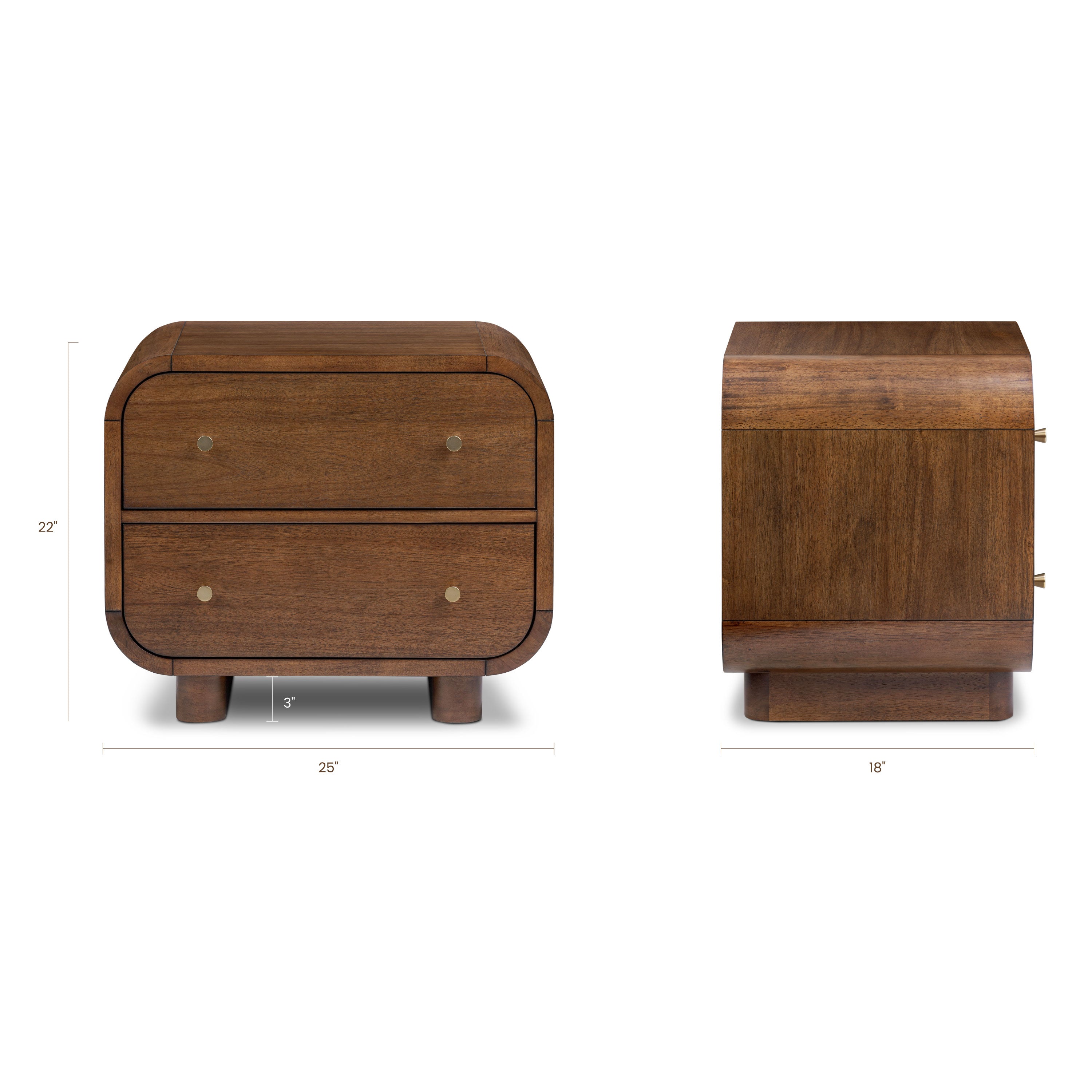 Table de chevet | Noyer