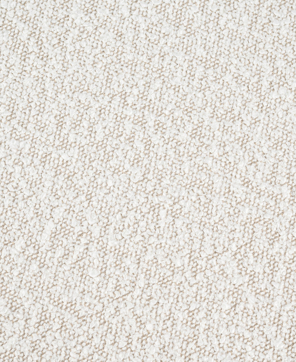 Lit | Bouclé Blanc Écume | Grand Lit