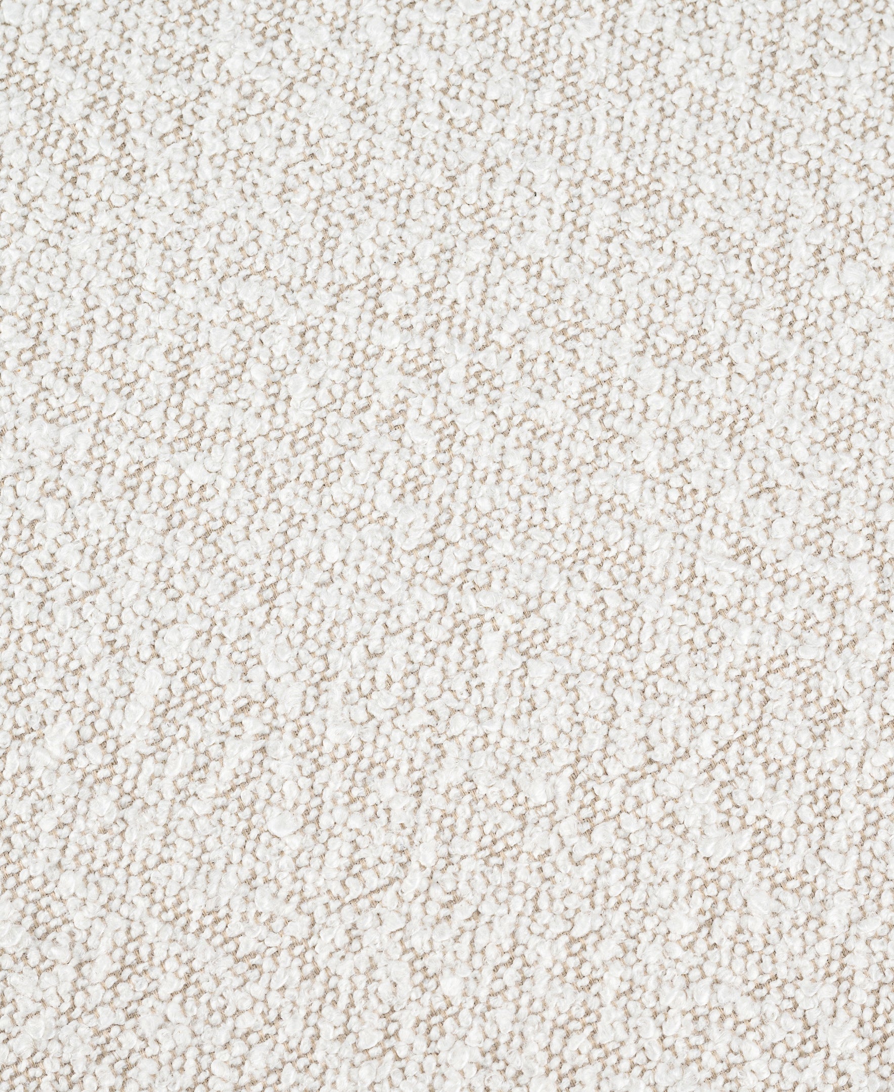 Lit | Bouclé Blanc Écume | Grand Lit