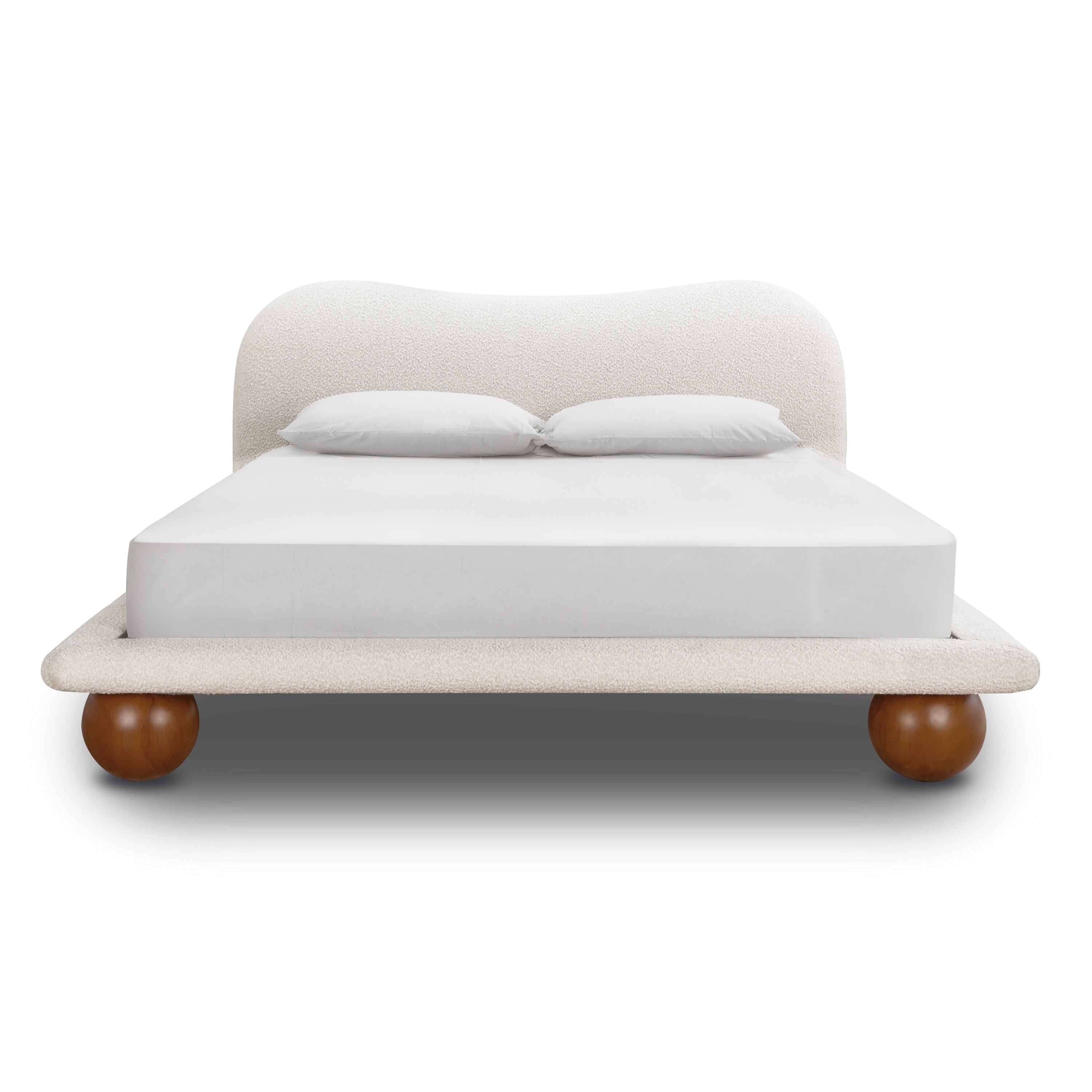 Lit | Boucle blanc écume | King