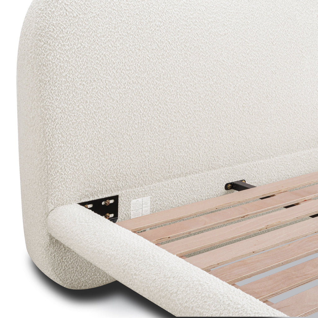 Lit | Boucle blanc écume | King