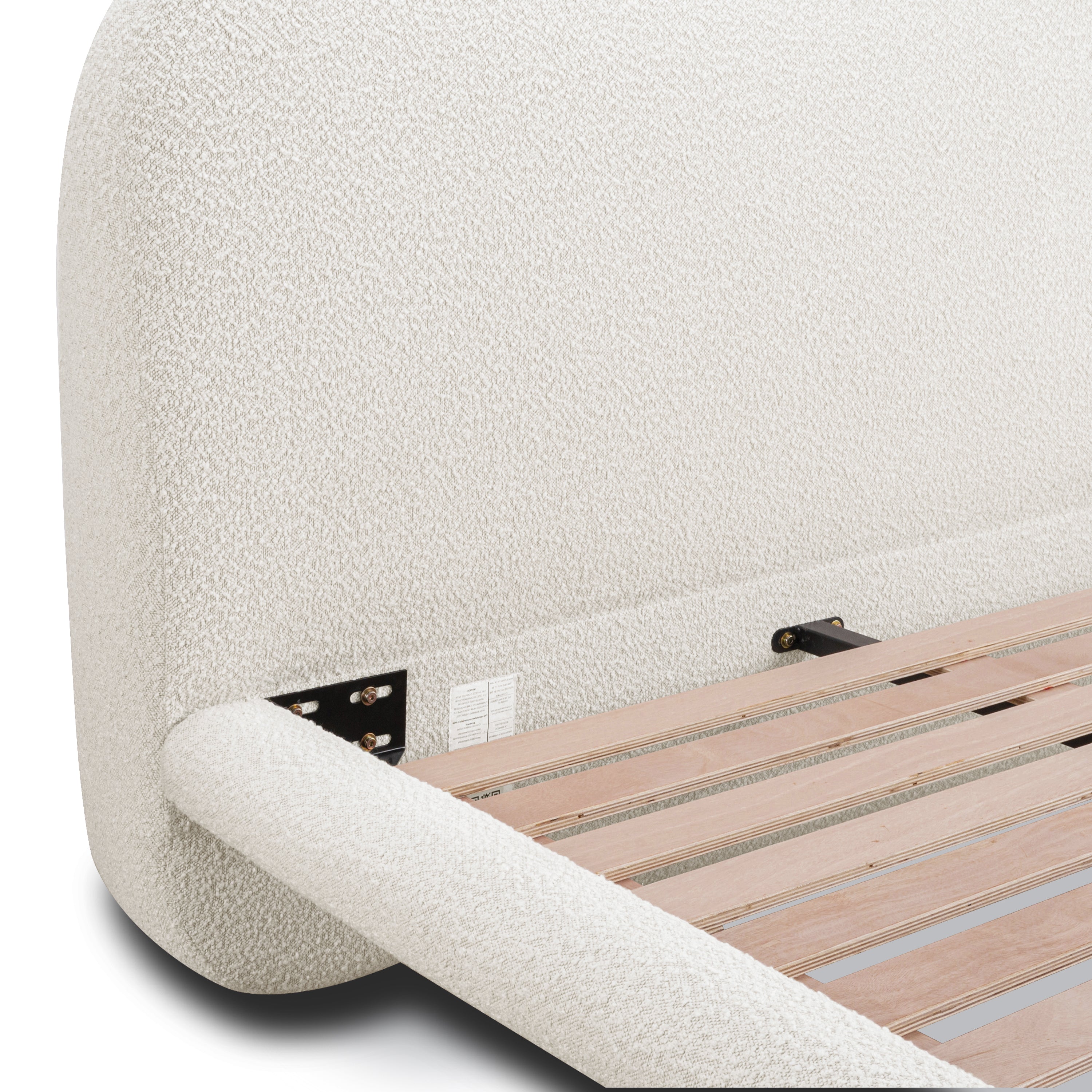 Lit | Boucle blanc écume | King