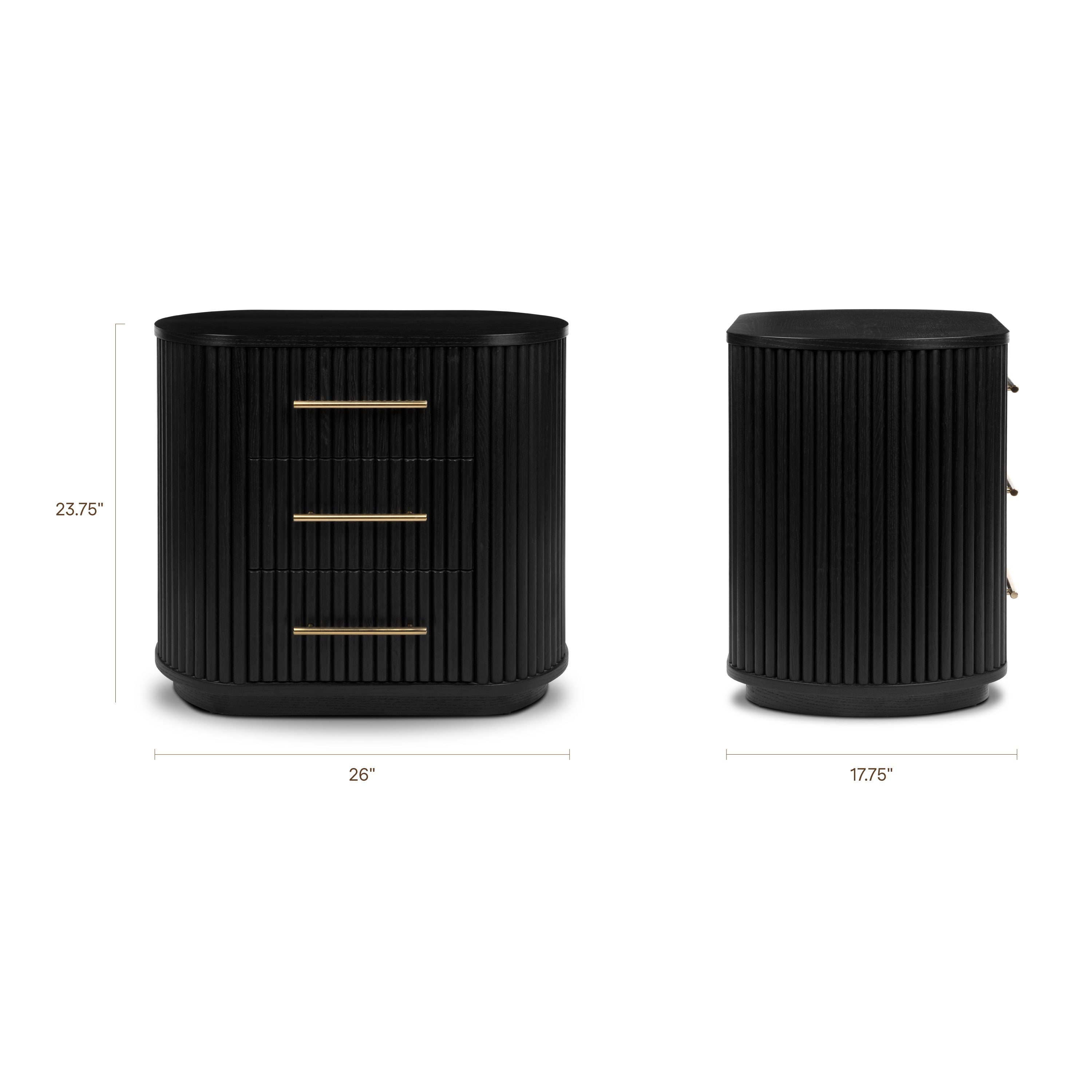 Table de chevet | Noir