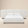 Lit | Boucle Blanche Écume | Grand (Queen)