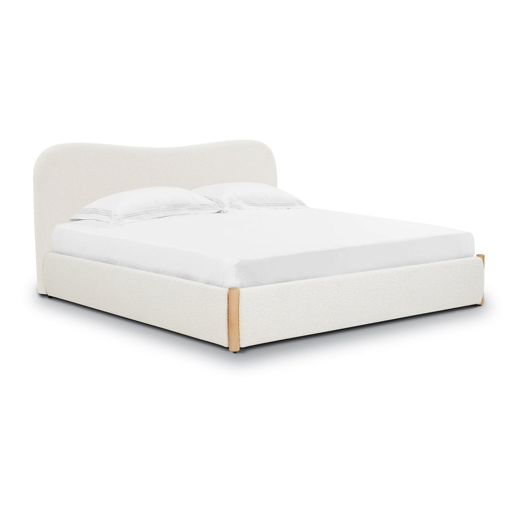 Lit | Boucle blanc écume