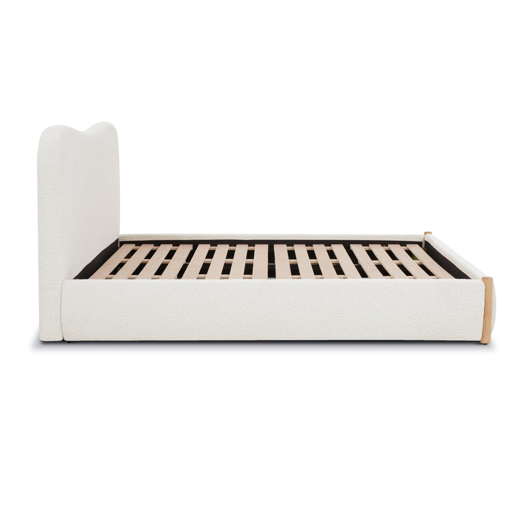 Lit | Boucle blanc écume