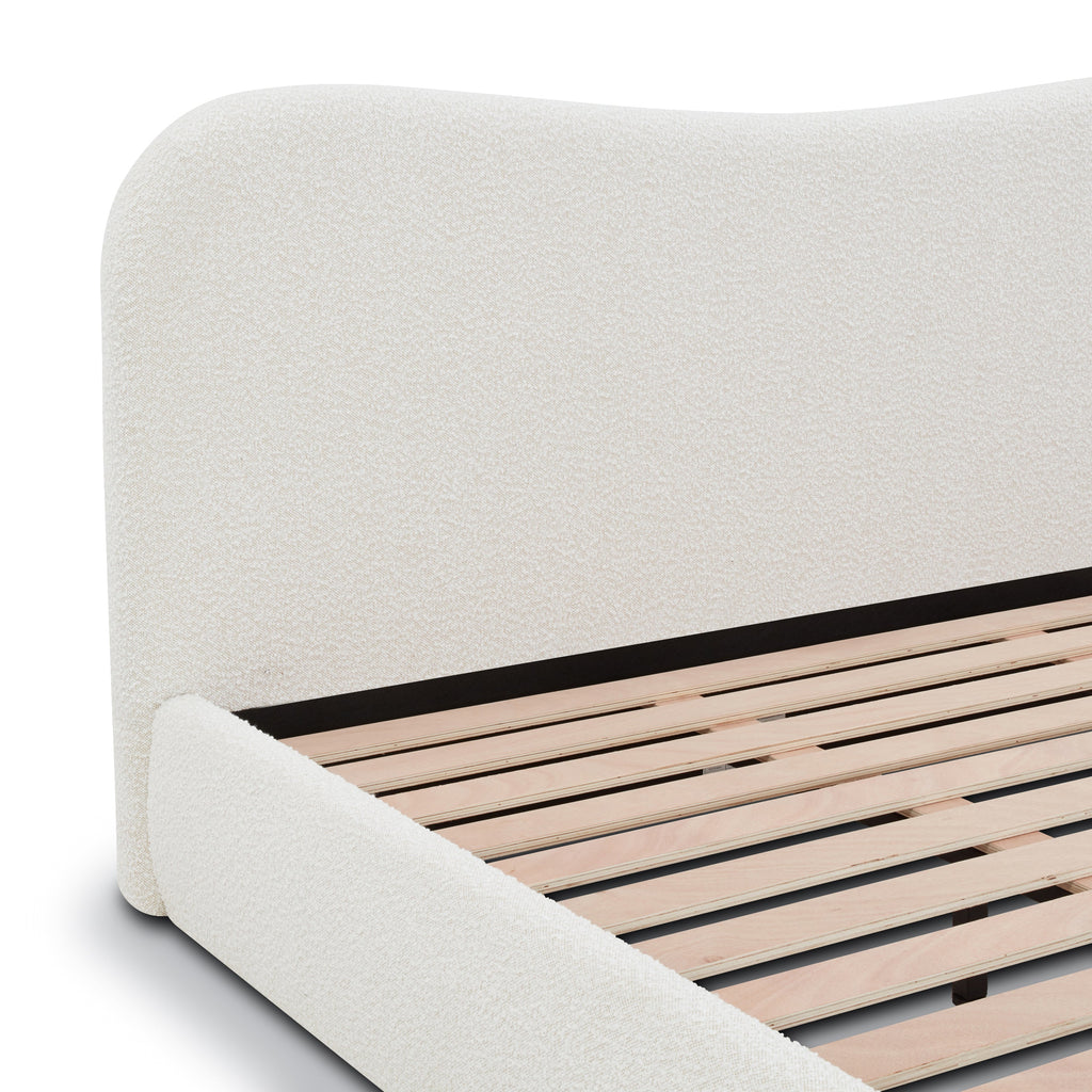 Lit | Boucle blanc écume