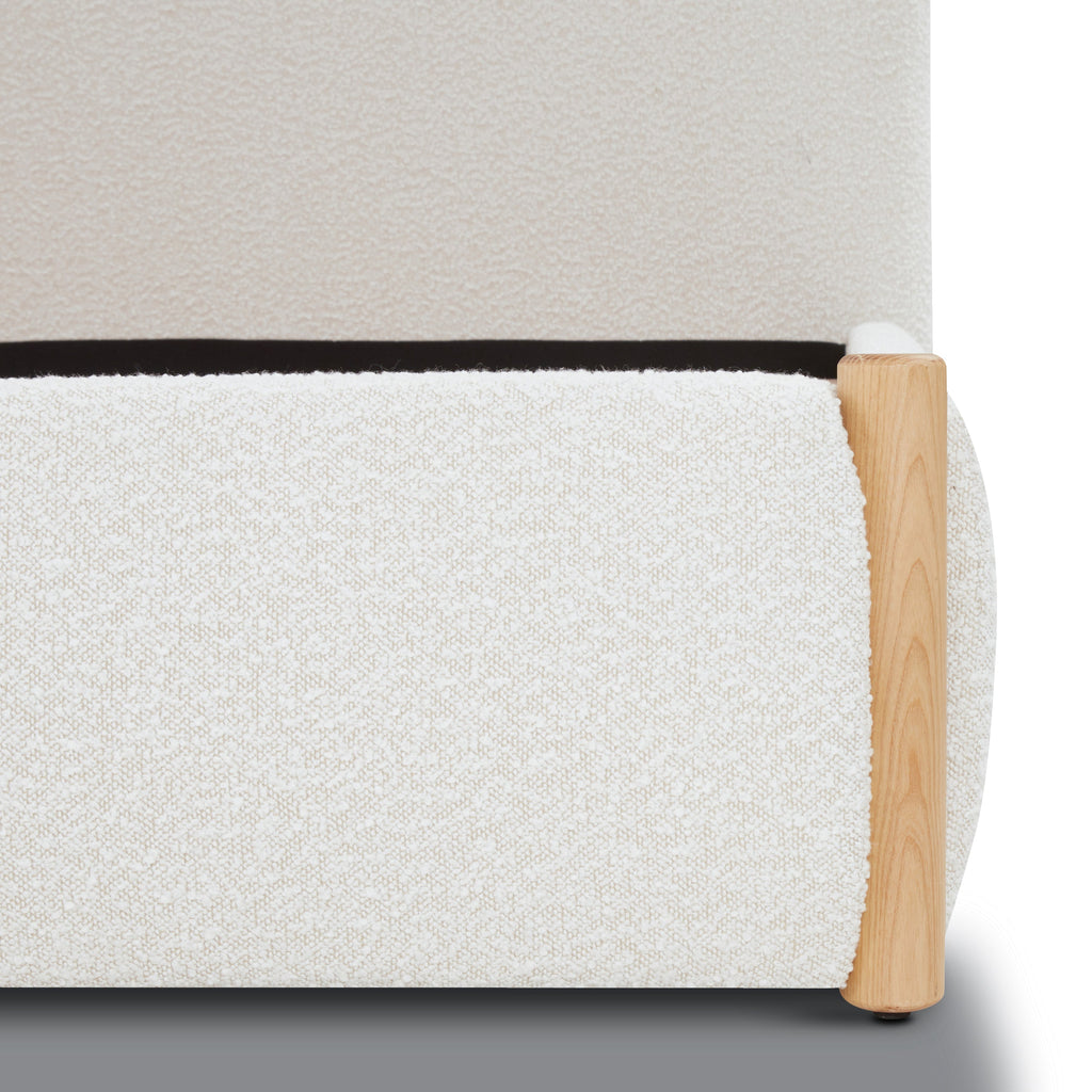 Lit | Boucle blanc écume