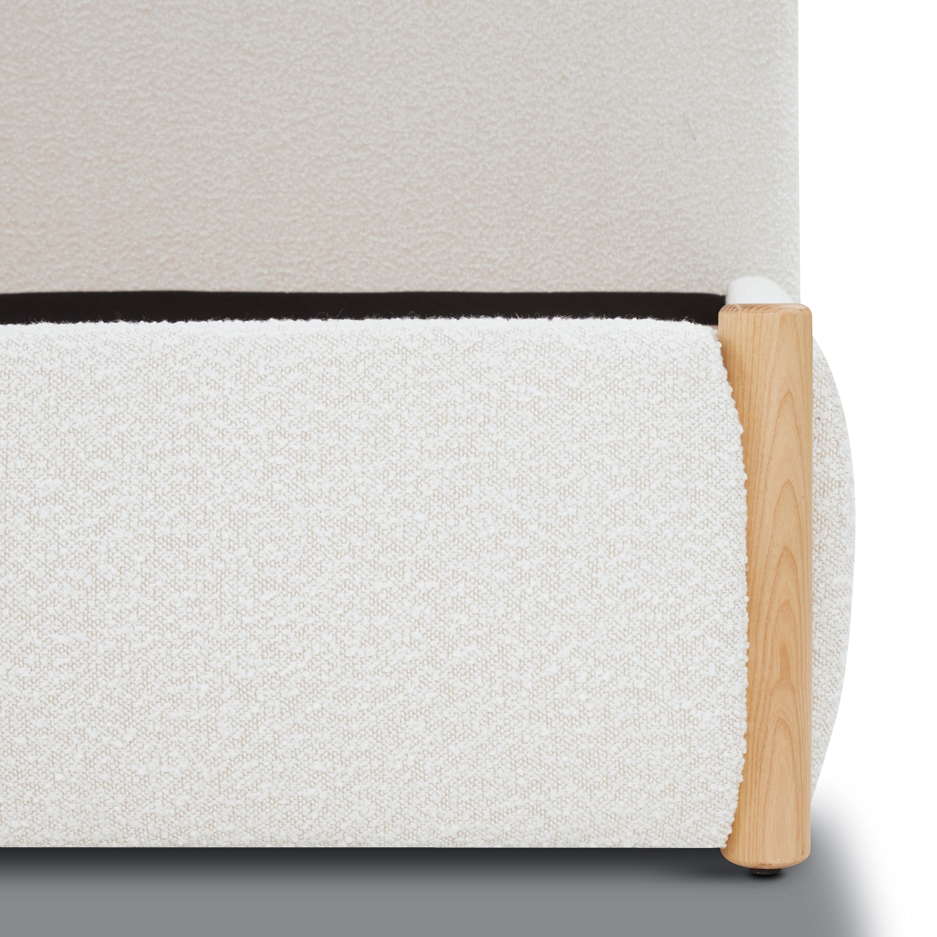 Lit | Boucle blanc écume