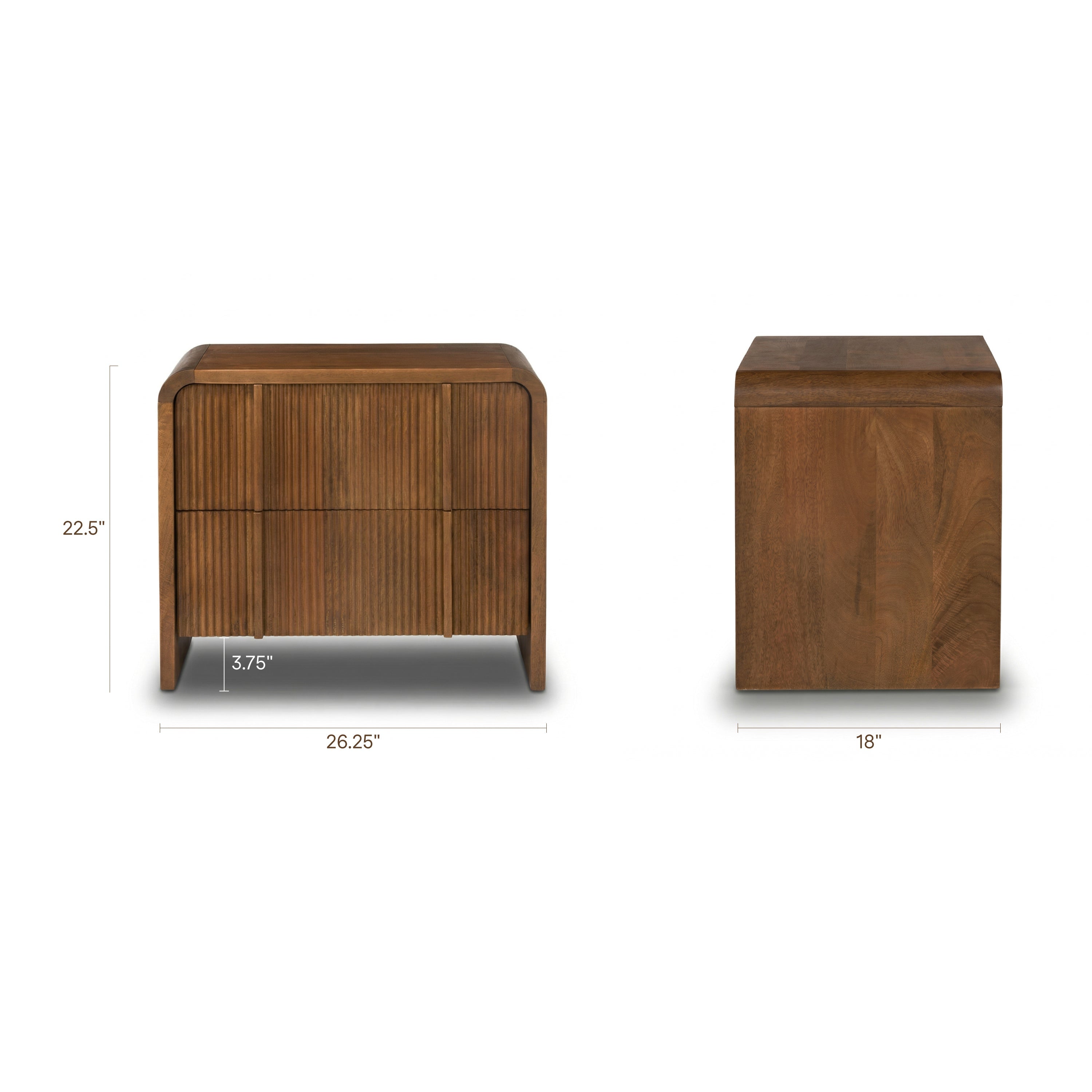 Table de chevet | Noyer américain
