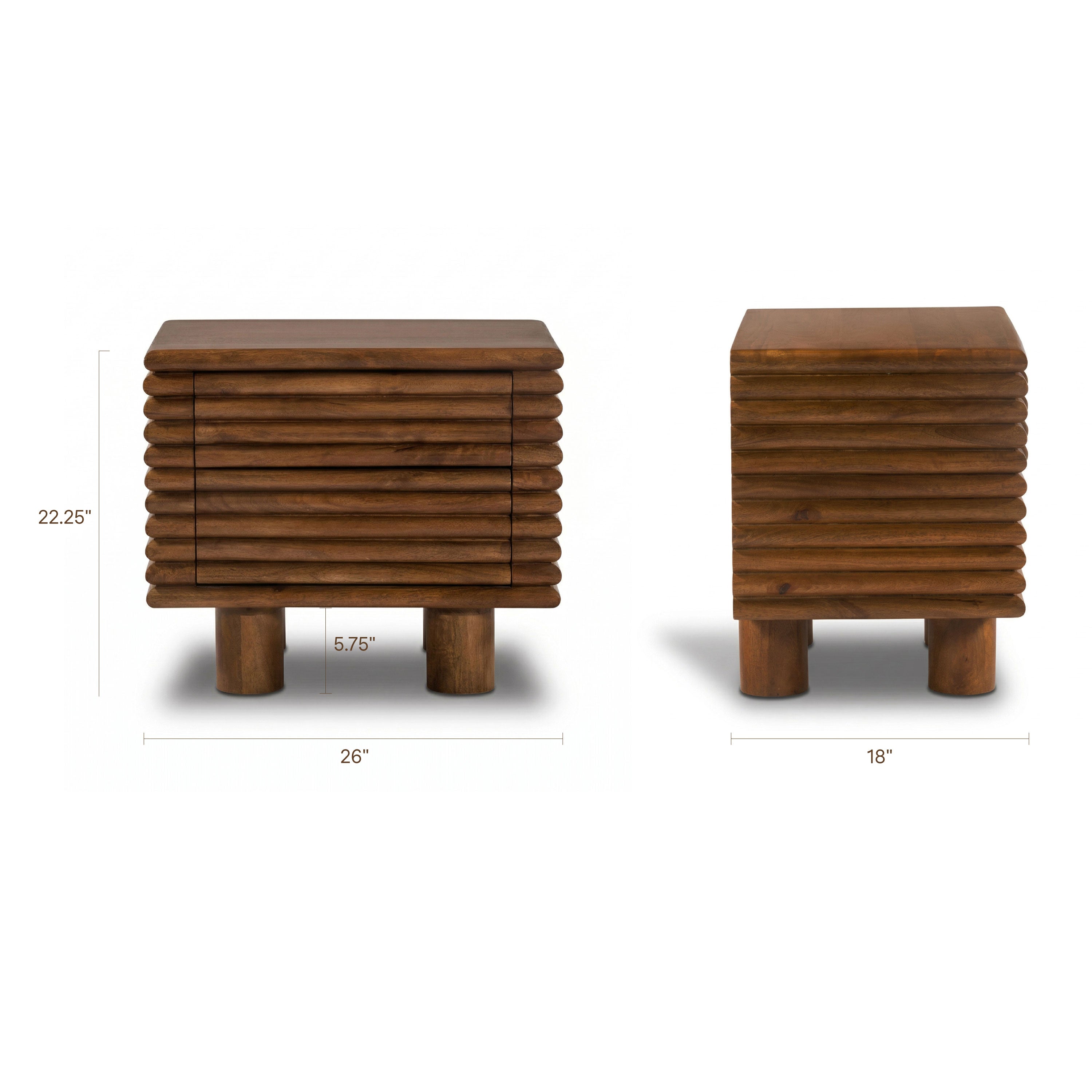 Table de chevet | Noyer