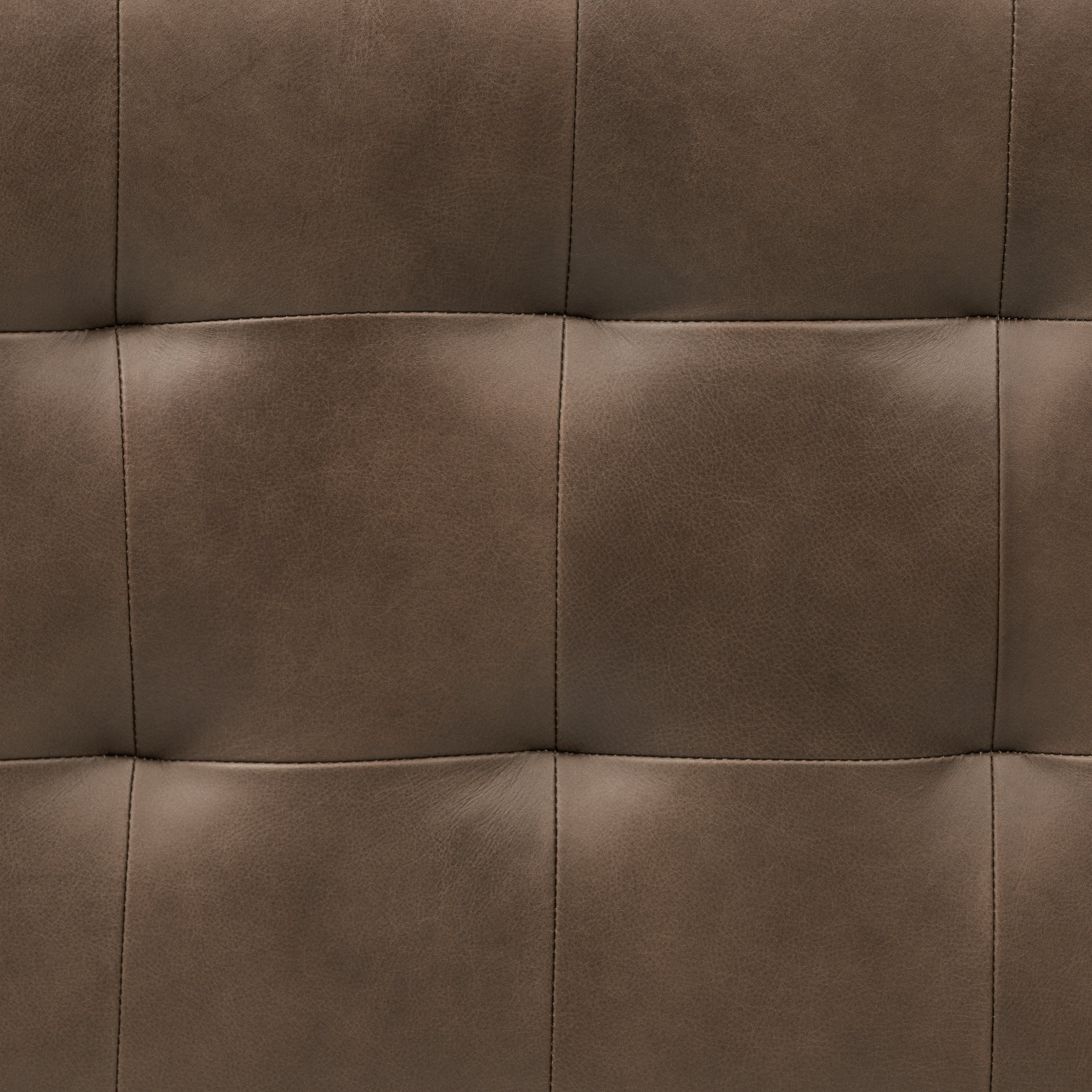 Banc en cuir | Marron cacao
