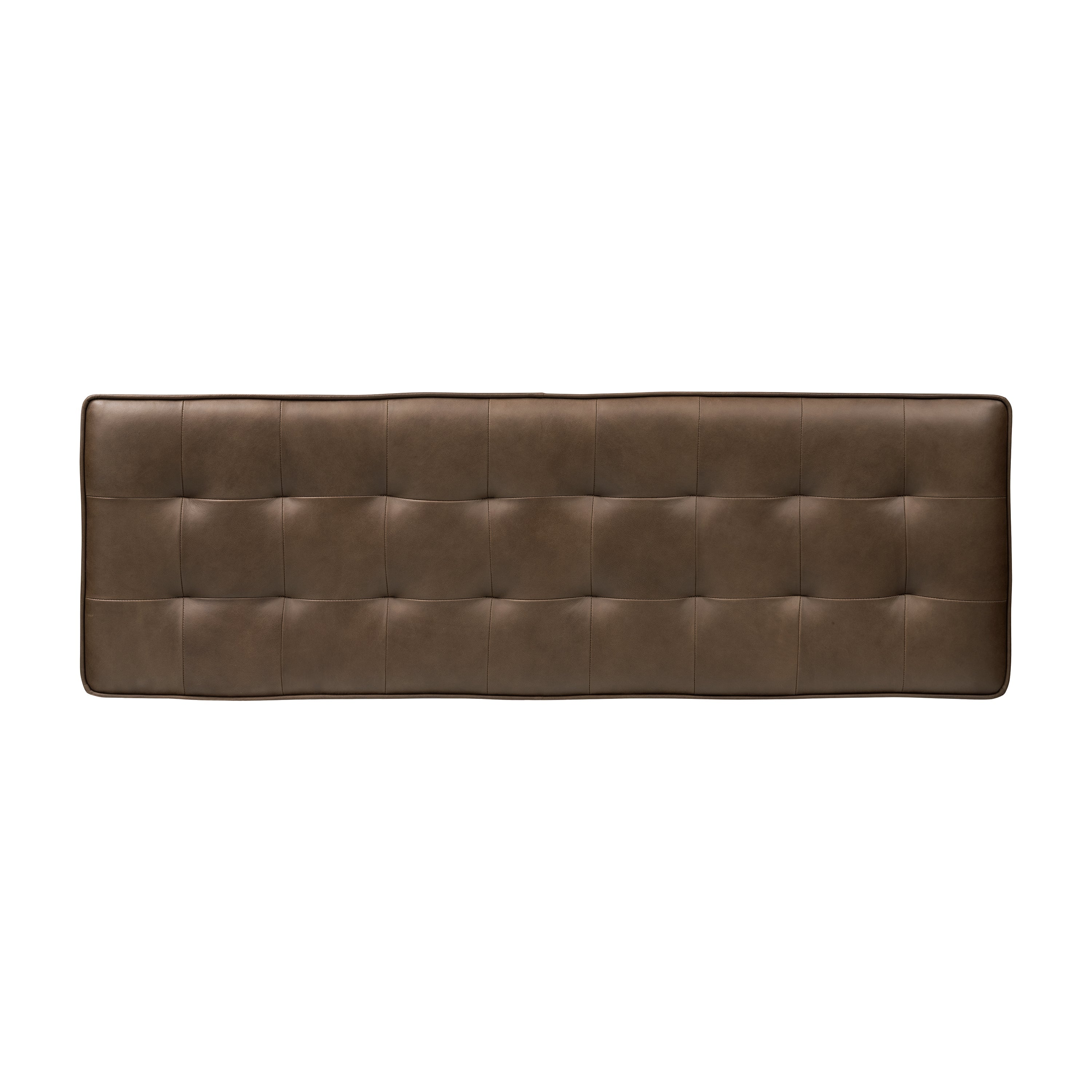 Banc en cuir | Marron cacao