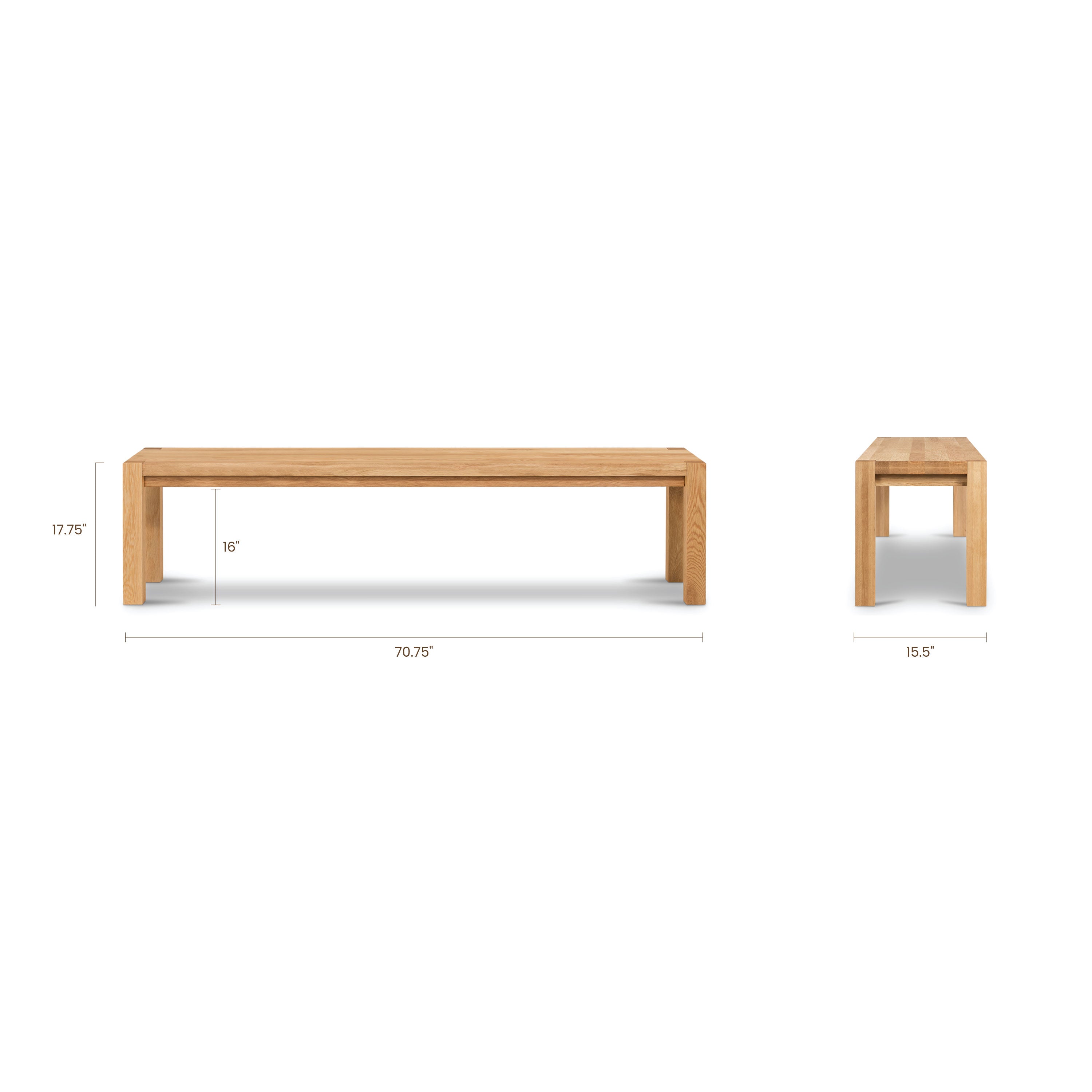 Banc 71 | Chêne
